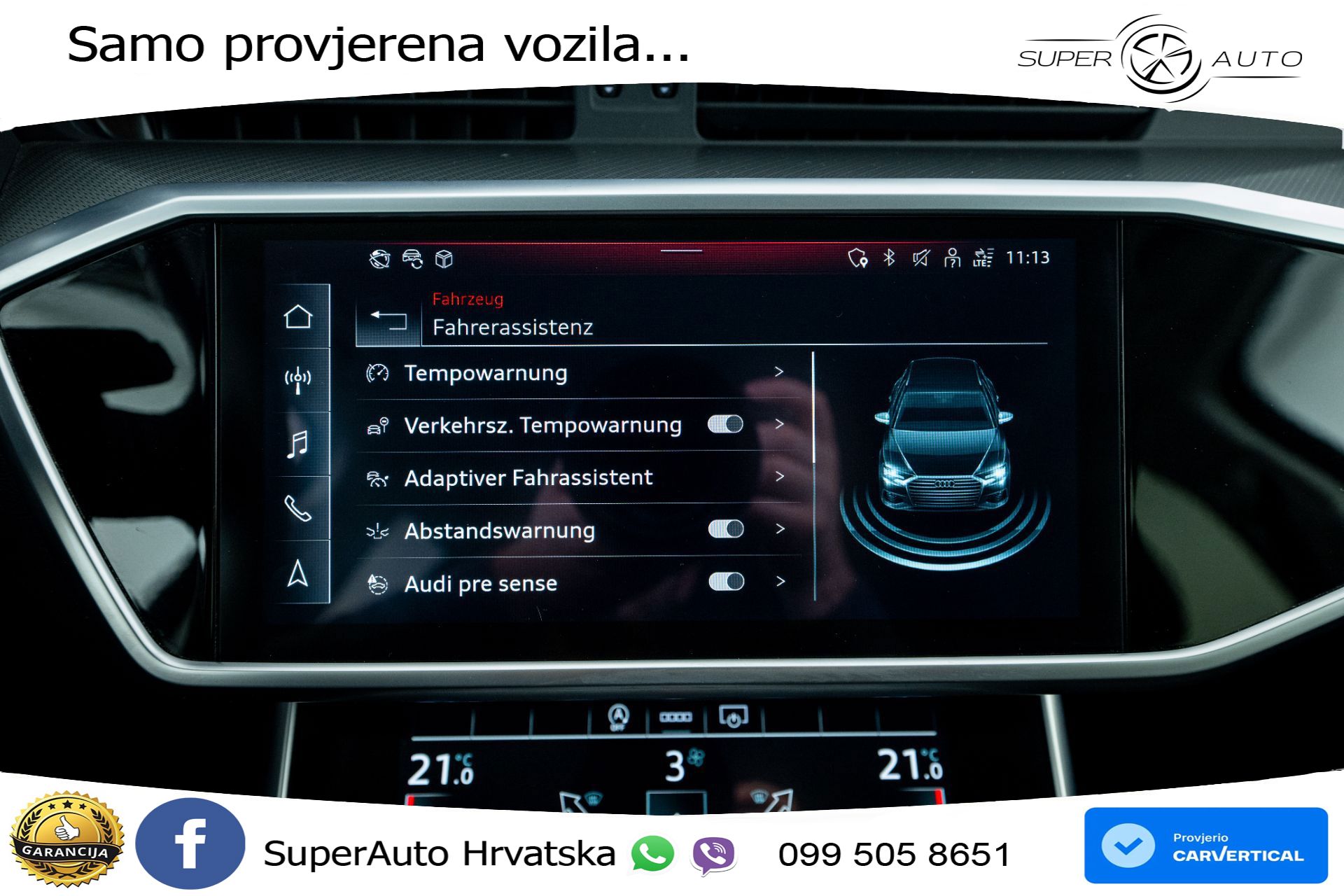 Audi A6 Avant 40 TDI quattro ultra S tronic Advanced 204 KS, ACC+GR SJED+KAM