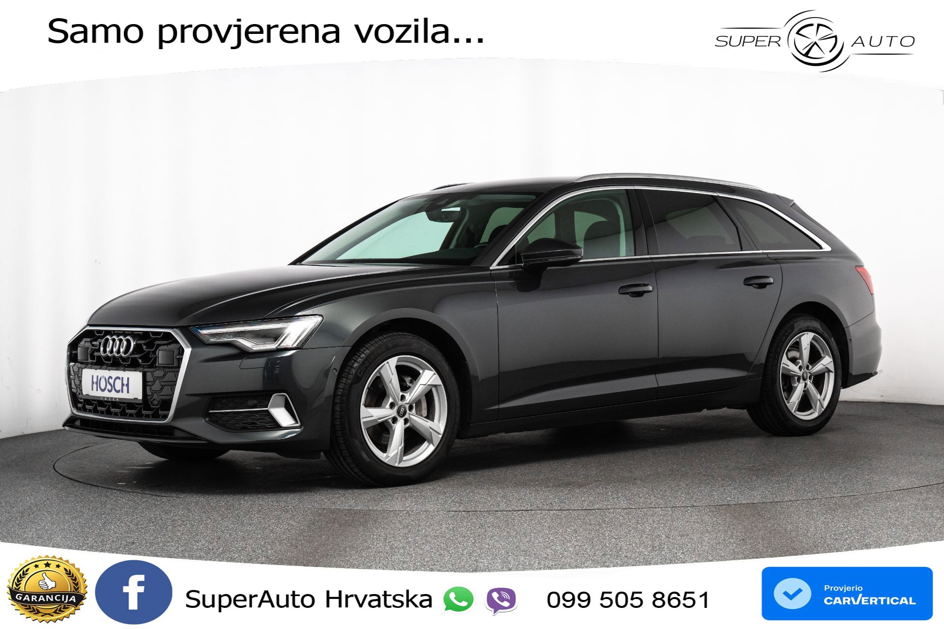 Audi A6 Avant 40 TDI quattro ultra S tronic Advanced 204 KS, ACC+GR SJED+KAM