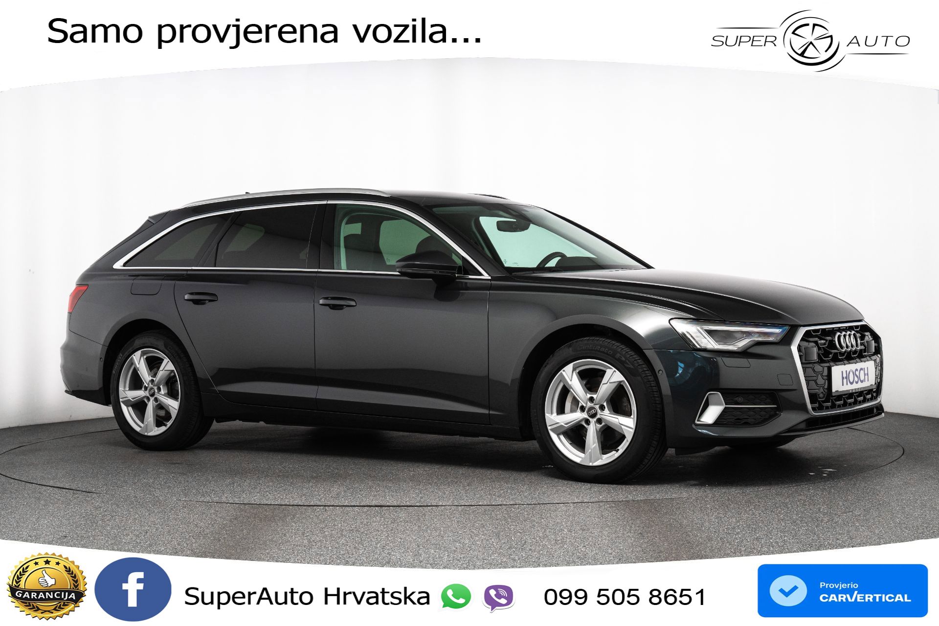 Audi A6 Avant 40 TDI quattro ultra S tronic Advanced 204 KS, ACC+GR SJED+KAM