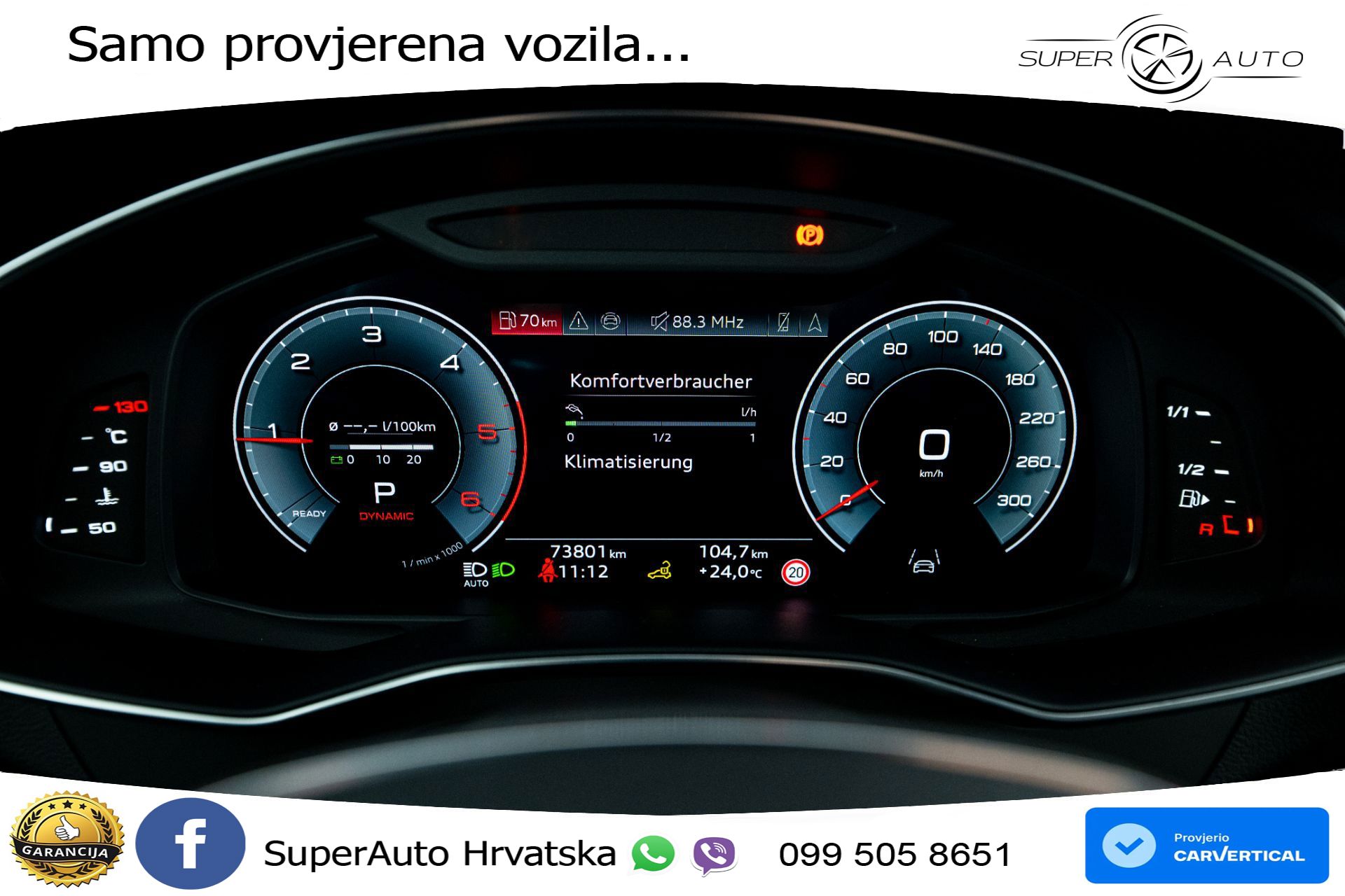 Audi A6 Avant 40 TDI quattro ultra S tronic Advanced 204 KS, ACC+GR SJED+KAM