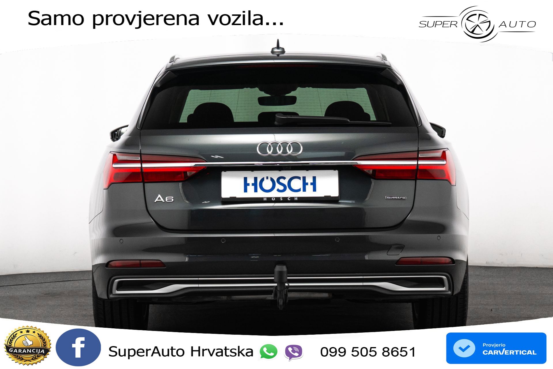 Audi A6 Avant 40 TDI quattro ultra S tronic Advanced 204 KS, ACC+GR SJED+KAM