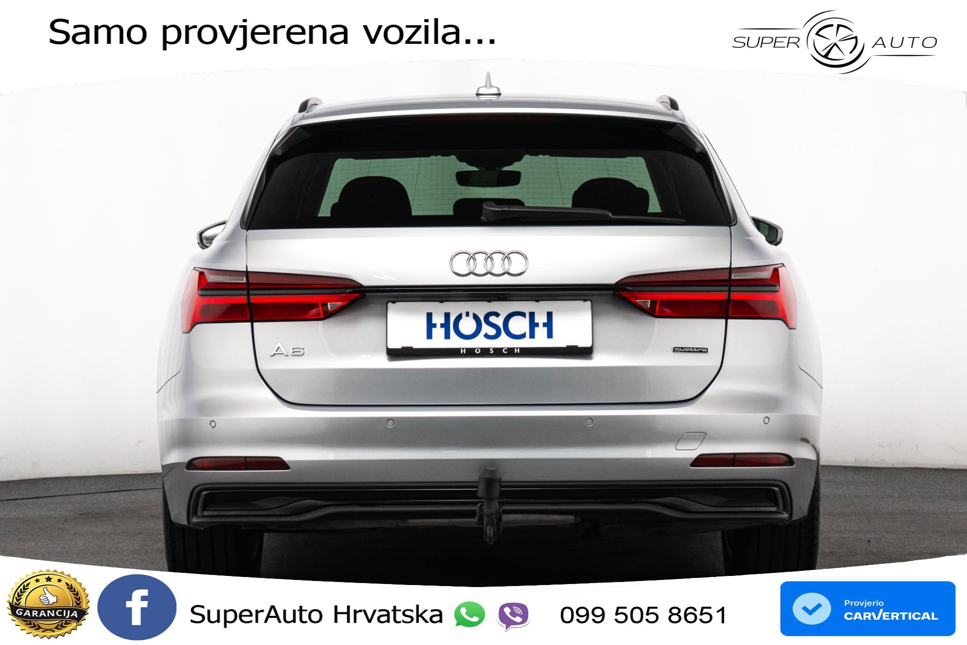 Audi A6 Avant 40 TDI quattro Aut. 204 KS, ACC+VIRT+GR SJED+KAM+PARK