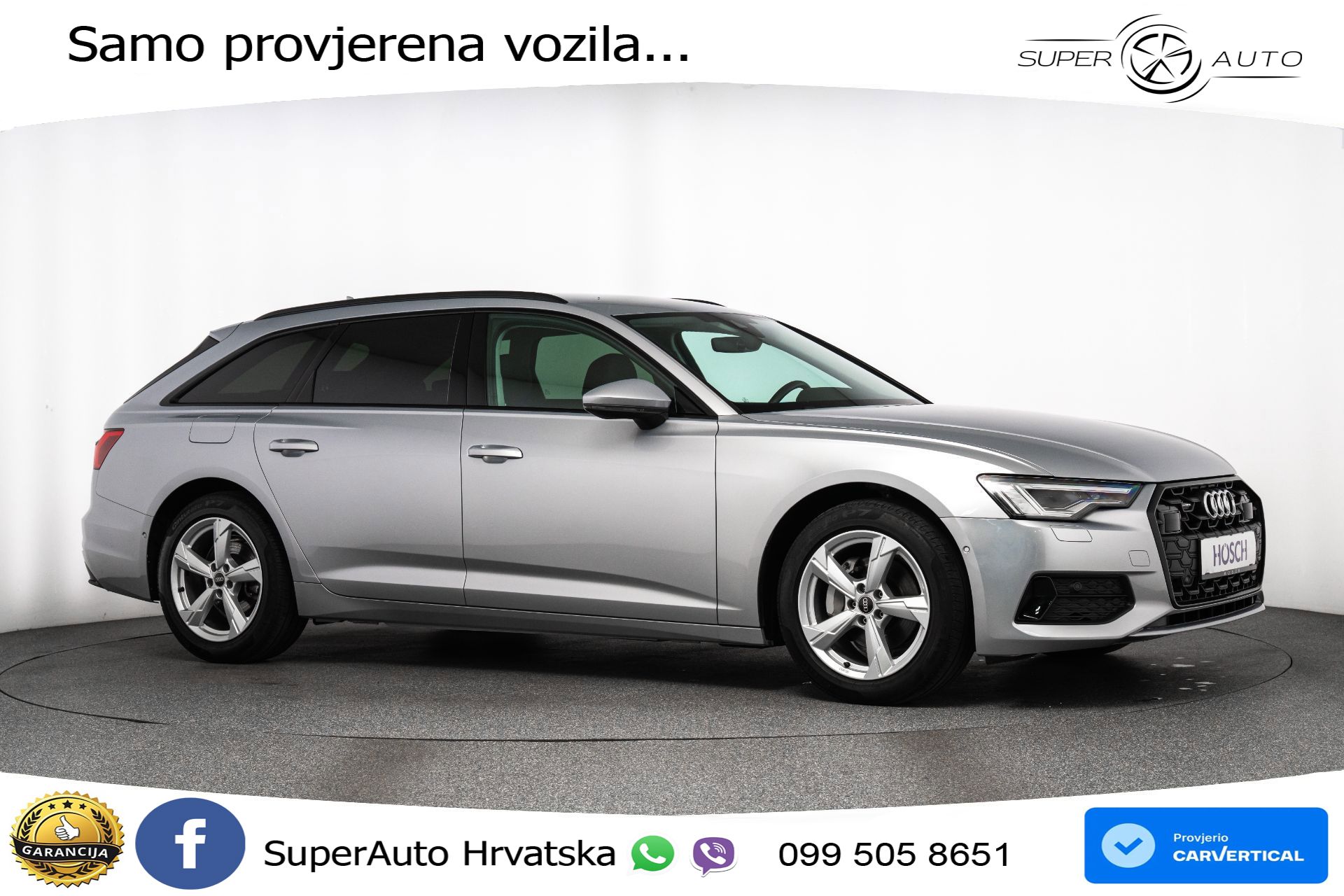Audi A6 Avant 40 TDI quattro Aut. 204 KS, ACC+VIRT+GR SJED+KAM+PARK