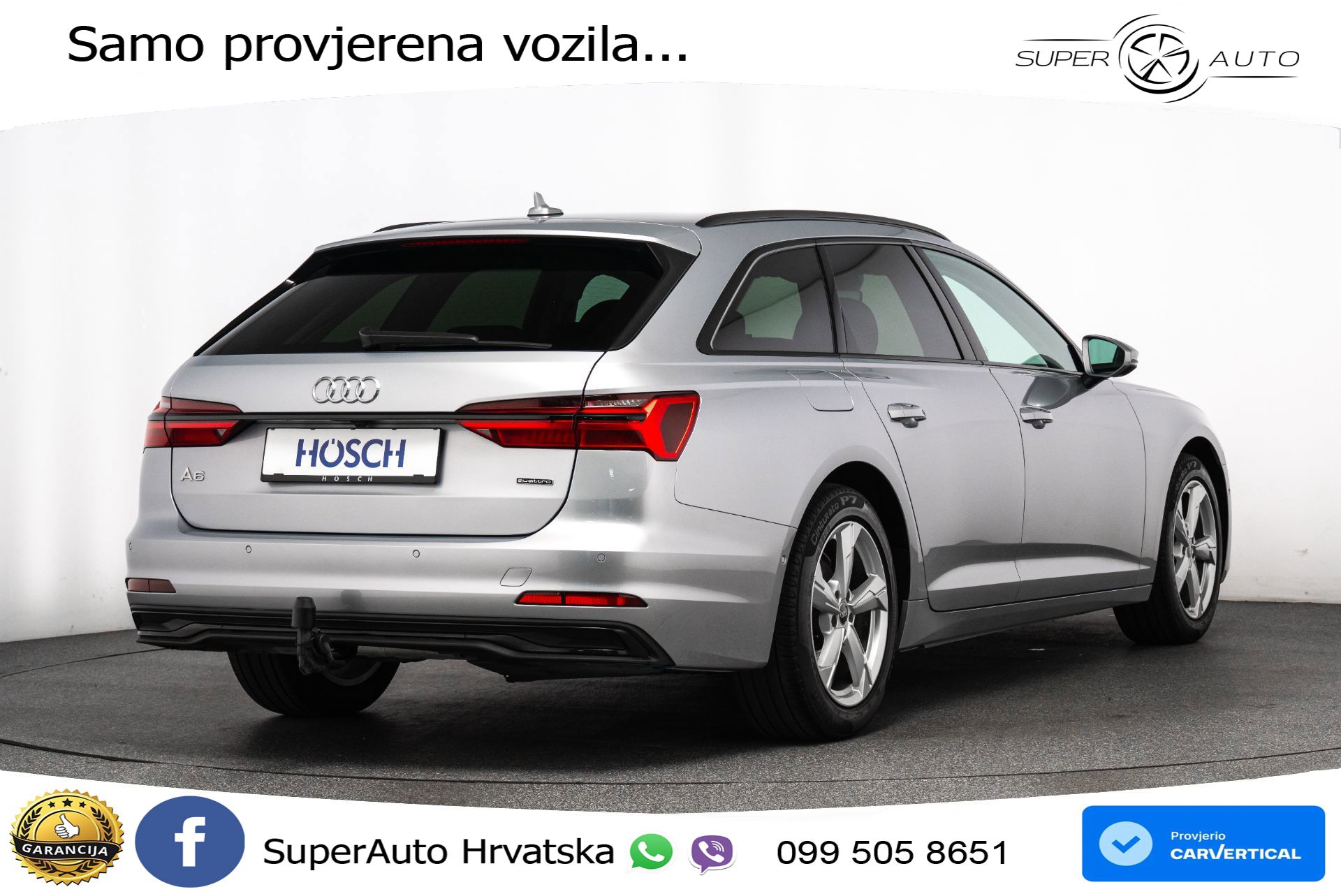 Audi A6 Avant 40 TDI quattro Aut. 204 KS, ACC+VIRT+GR SJED+KAM+PARK