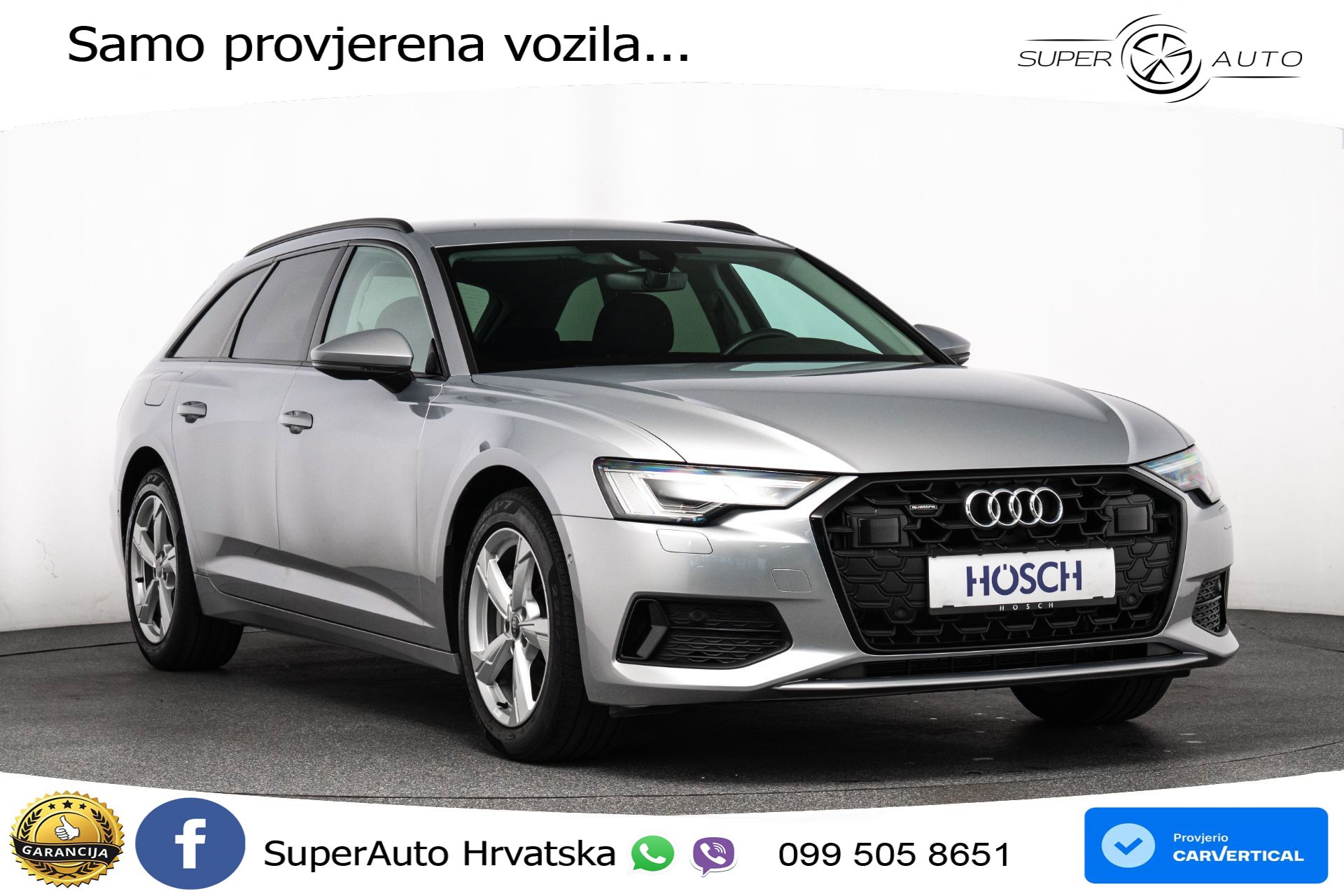 Audi A6 Avant 40 TDI quattro Aut. 204 KS, ACC+VIRT+GR SJED+KAM+PARK