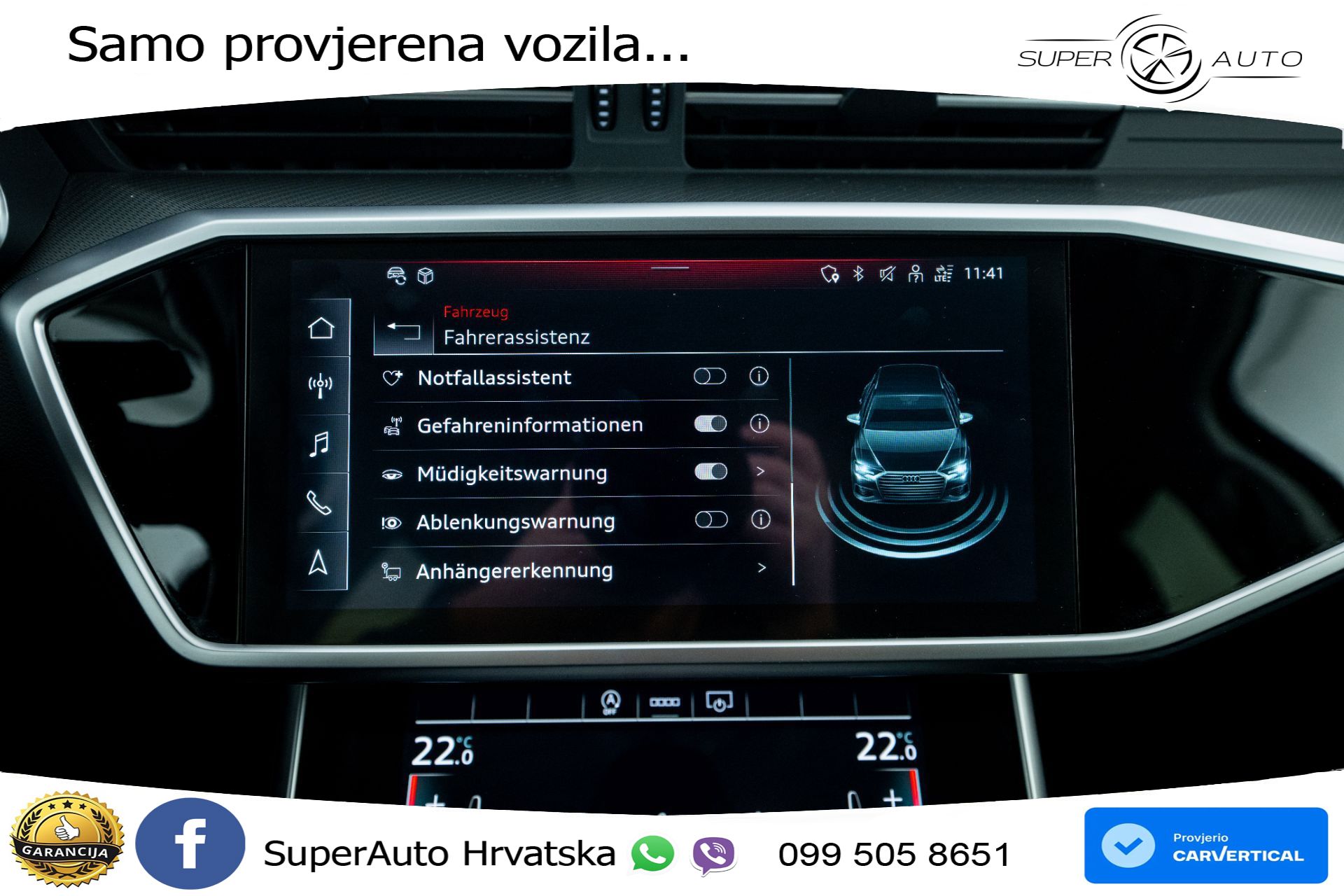 Audi A6 Avant 40 TDI quattro Aut. 204 KS, ACC+VIRT+GR SJED+KAM+PARK