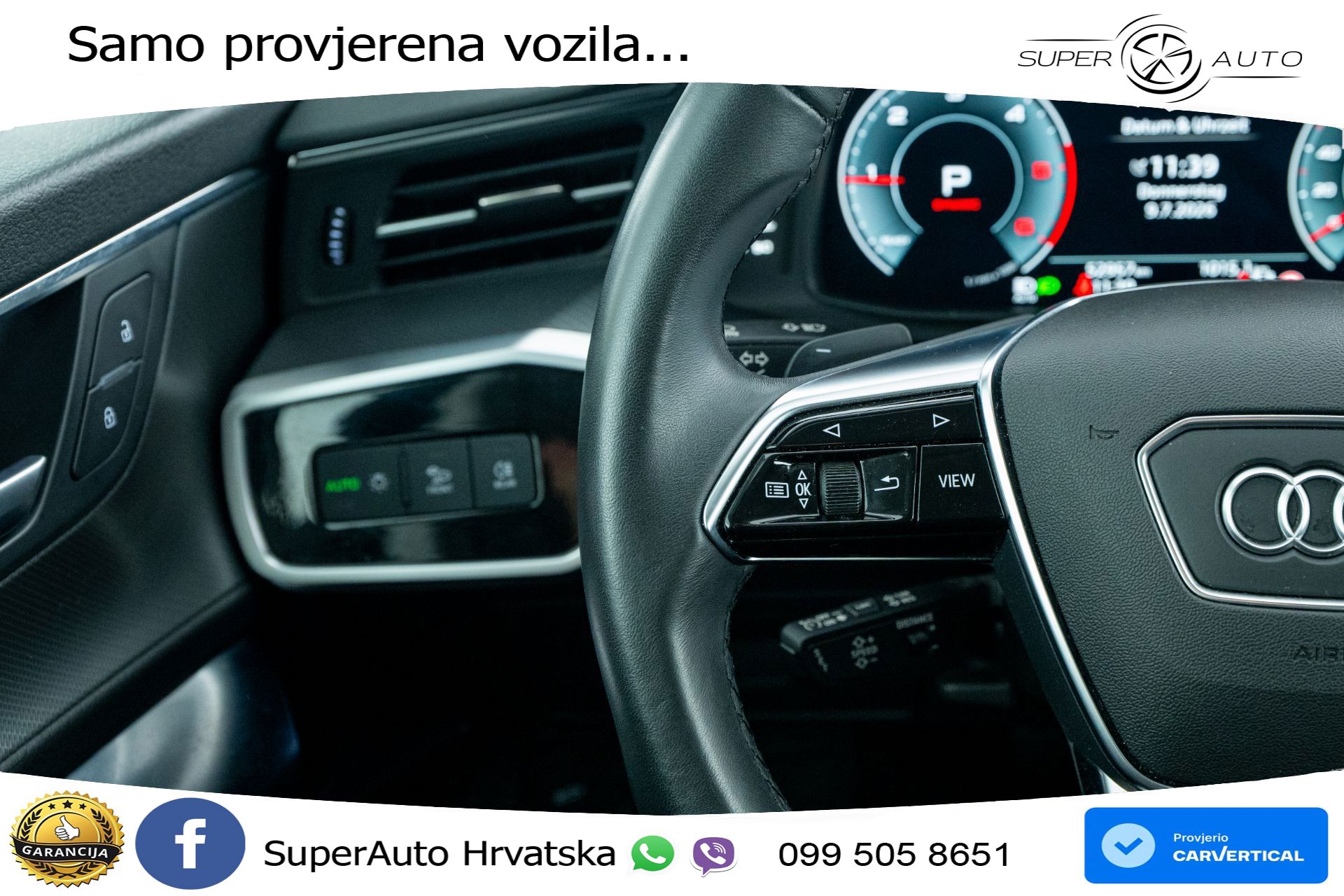 Audi A6 Avant 40 TDI quattro Aut. 204 KS, ACC+VIRT+GR SJED+KAM+PARK