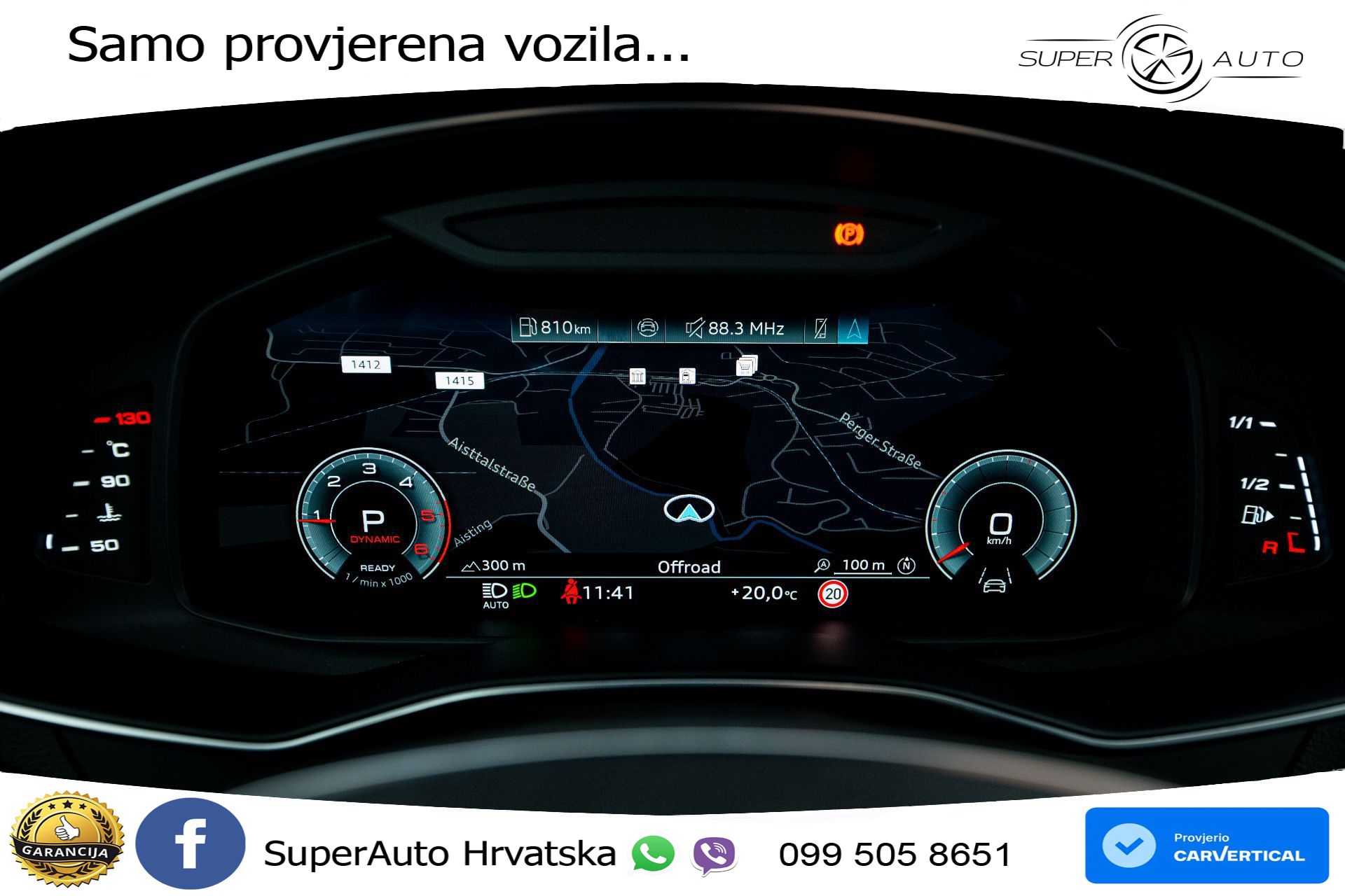 Audi A6 Avant 40 TDI quattro Aut. 204 KS, ACC+VIRT+GR SJED+KAM+PARK