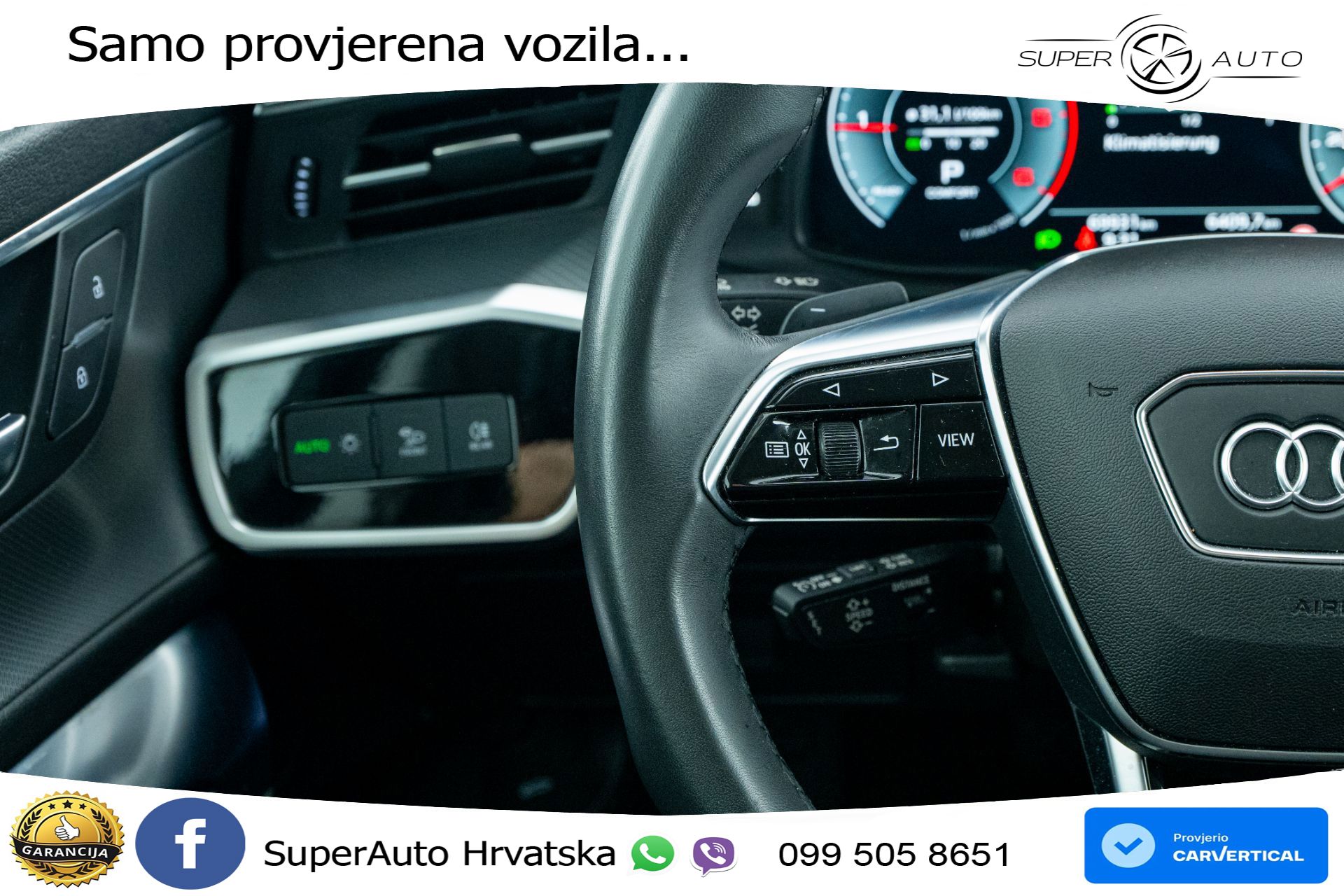 Audi A6 Avant 40 TDI quattro S tronic Advanced 204 KS, LED+ACC+GR SJED+KAM+VIRT