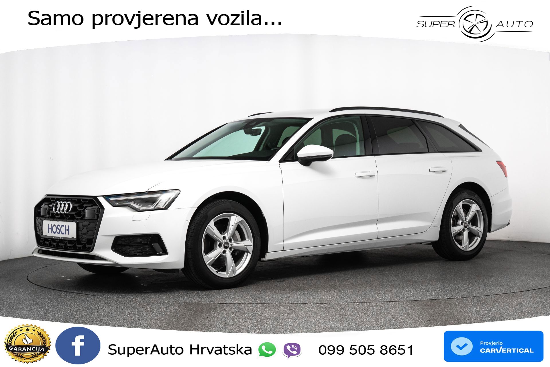 Audi A6 Avant 40 TDI quattro S tronic Advanced 204 KS, LED+ACC+GR SJED+KAM+VIRT