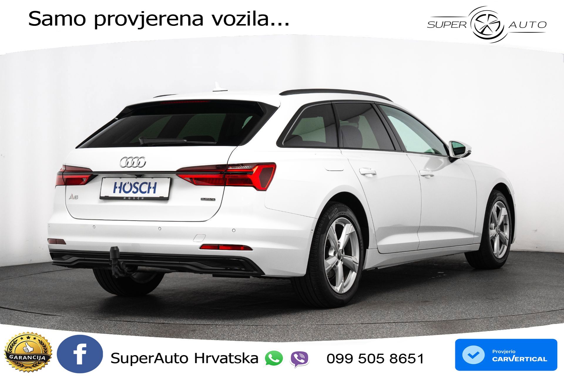 Audi A6 Avant 40 TDI quattro S tronic Advanced 204 KS, LED+ACC+GR SJED+KAM+VIRT
