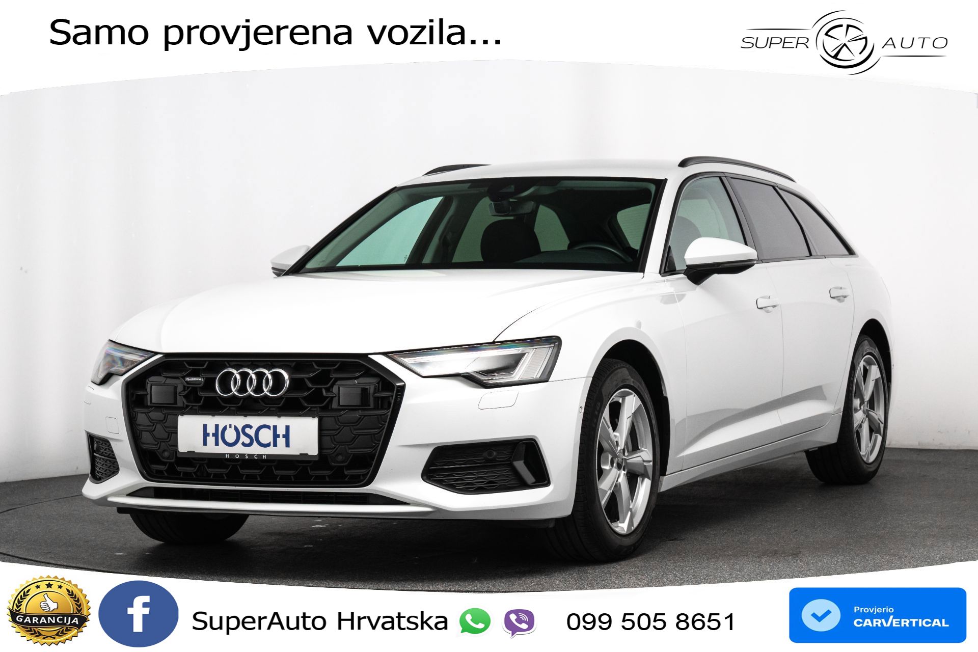 Audi A6 Avant 40 TDI quattro S tronic Advanced 204 KS, LED+ACC+GR SJED+KAM+VIRT