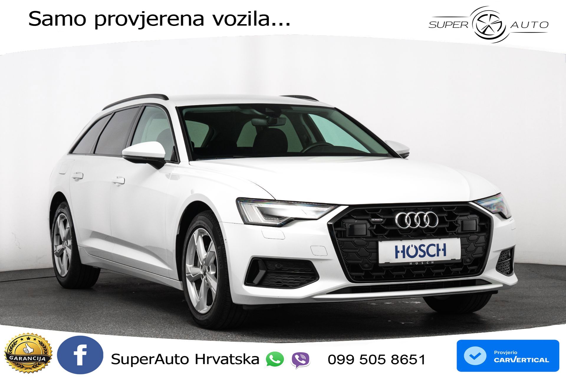 Audi A6 Avant 40 TDI quattro S tronic Advanced 204 KS, LED+ACC+GR SJED+KAM+VIRT