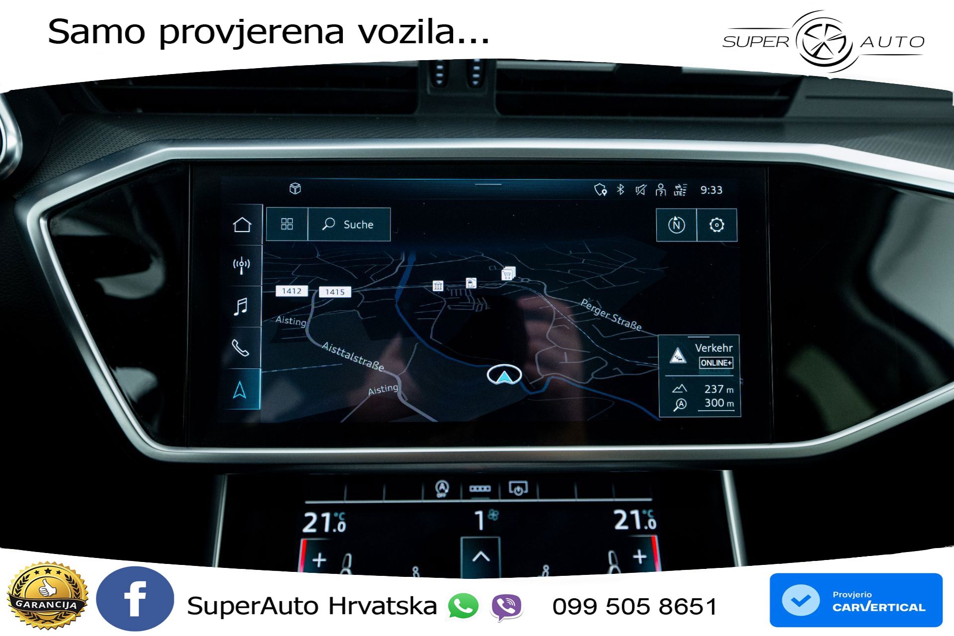 Audi A6 Avant 40 TDI quattro S tronic Advanced 204 KS, LED+ACC+GR SJED+KAM+VIRT