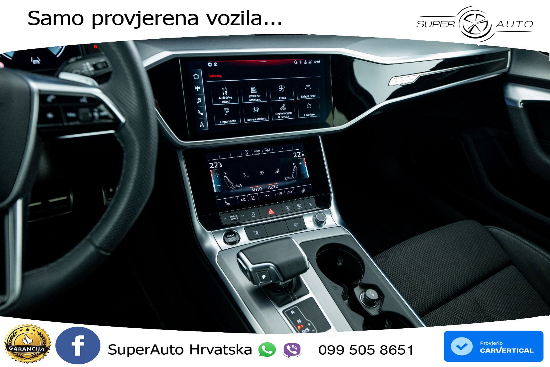 Audi A6 Avant 40 TDI quattro S tronic 2xS line 204 KS, LED+ACC+GR SJED+KAM+VIRT