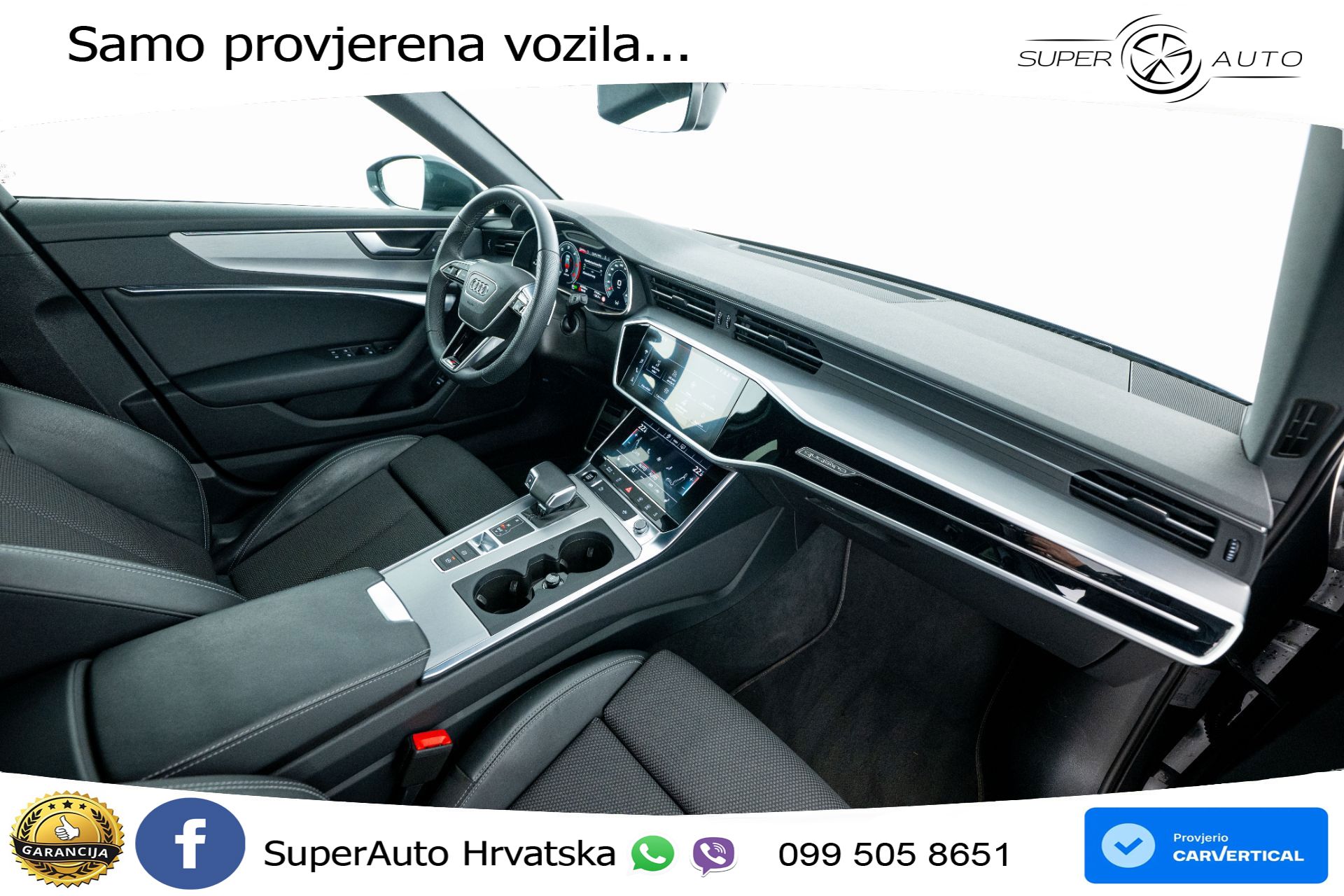 Audi A6 Avant 40 TDI quattro S tronic 2xS line 204 KS, LED+ACC+GR SJED+KAM+VIRT