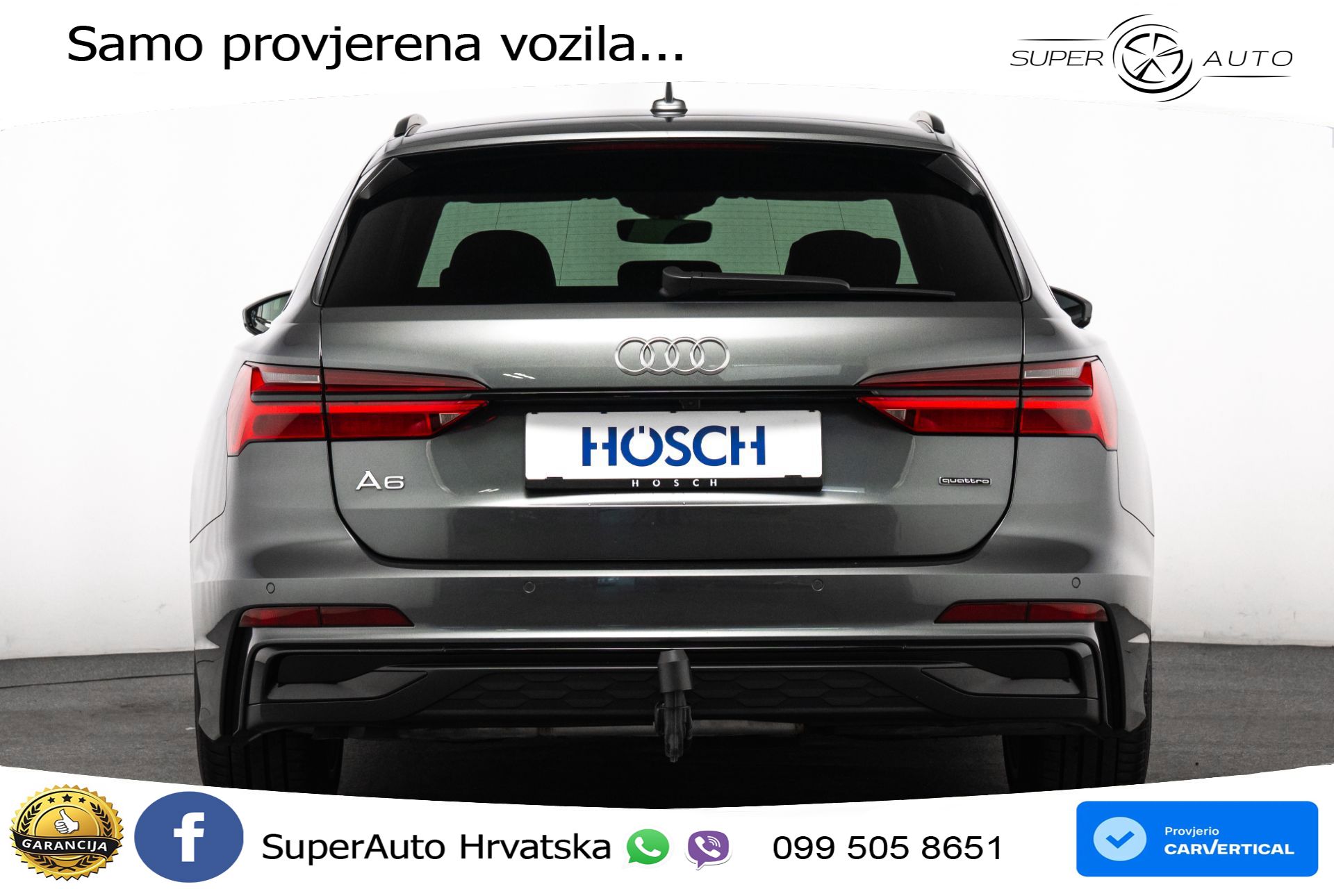 Audi A6 Avant 40 TDI quattro S tronic 2xS line 204 KS, LED+ACC+GR SJED+KAM+VIRT