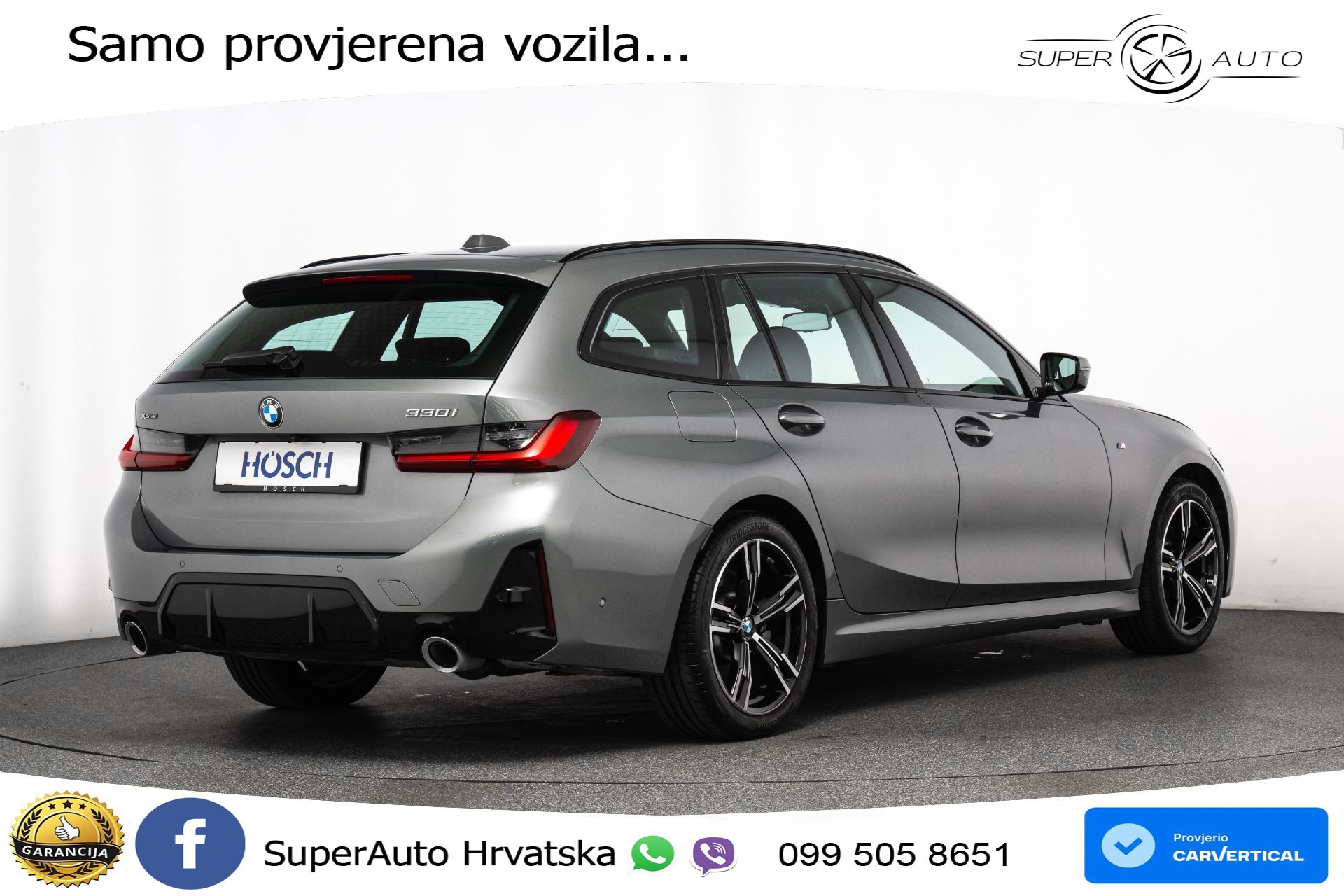 BMW 330i xDrive Touring Aut. M Sport 258 KS, ACC+KAM+GR SJED+VIRT+NAVI