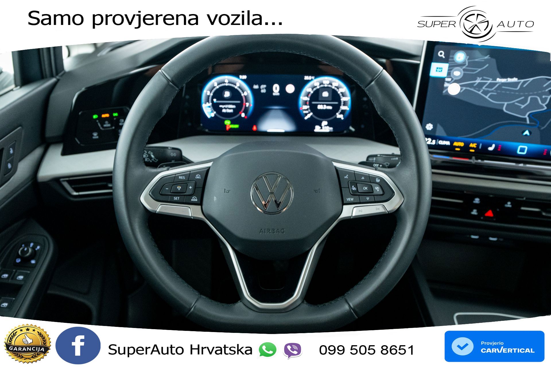 VW Golf Variant 8 1.5 eTSI DSG Life 150 KS, LED+ACC+GR SJED+VIRT+PDC+KUKA
