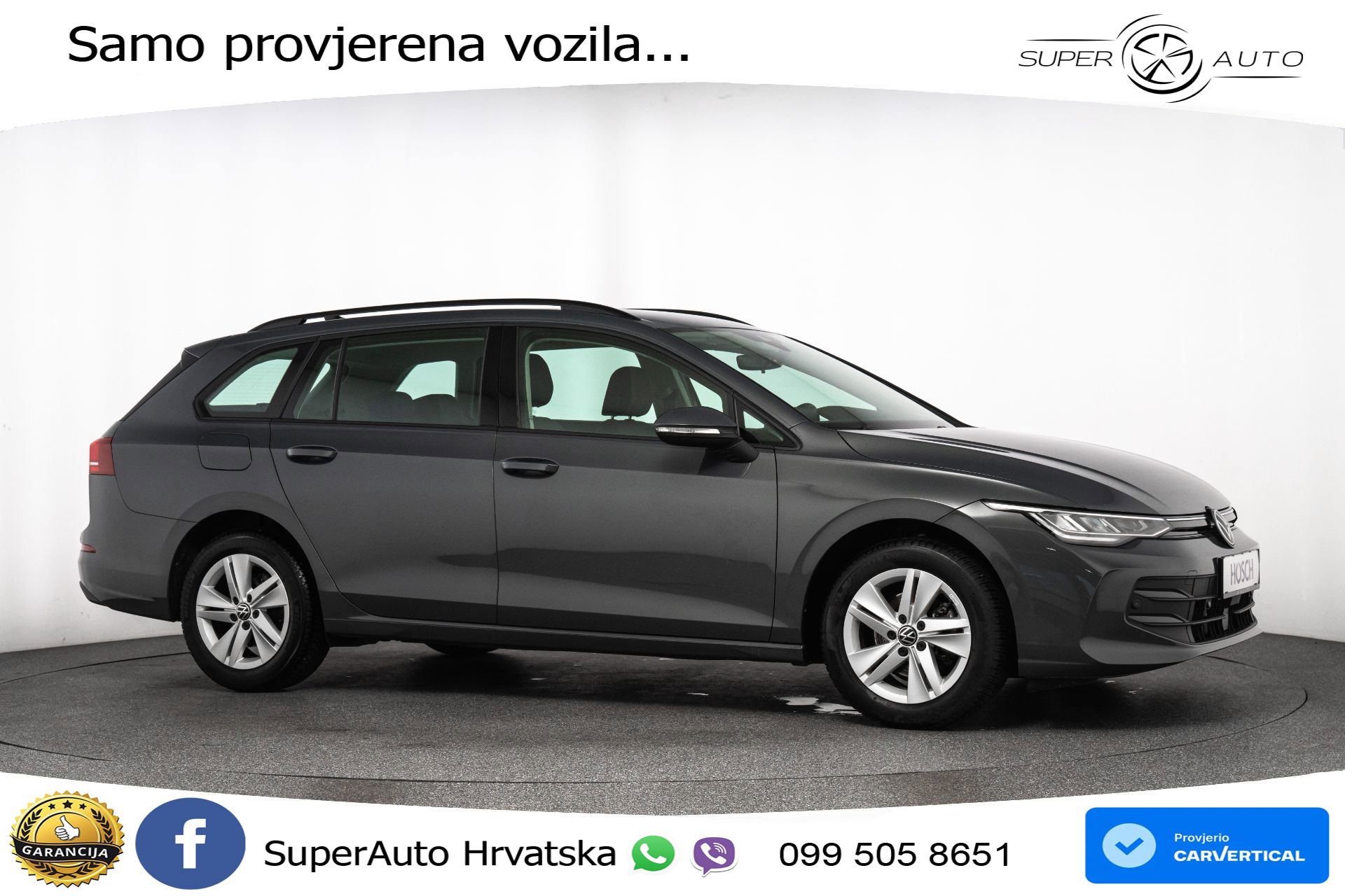 VW Golf Variant 8 1.5 eTSI DSG Life 150 KS, LED+ACC+GR SJED+VIRT+PDC+KUKA
