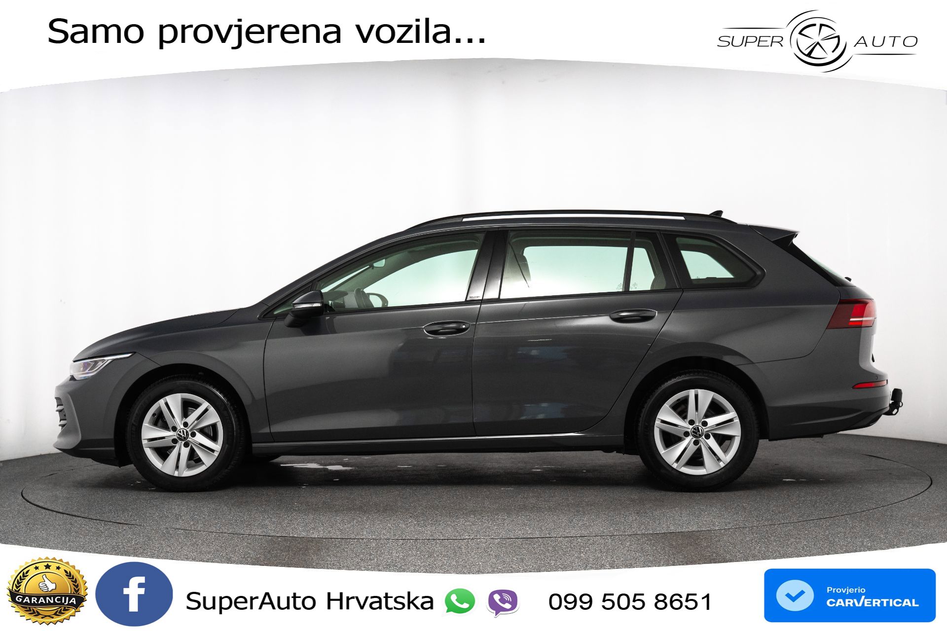 VW Golf Variant 8 1.5 eTSI DSG Life 150 KS, LED+ACC+GR SJED+VIRT+PDC+KUKA