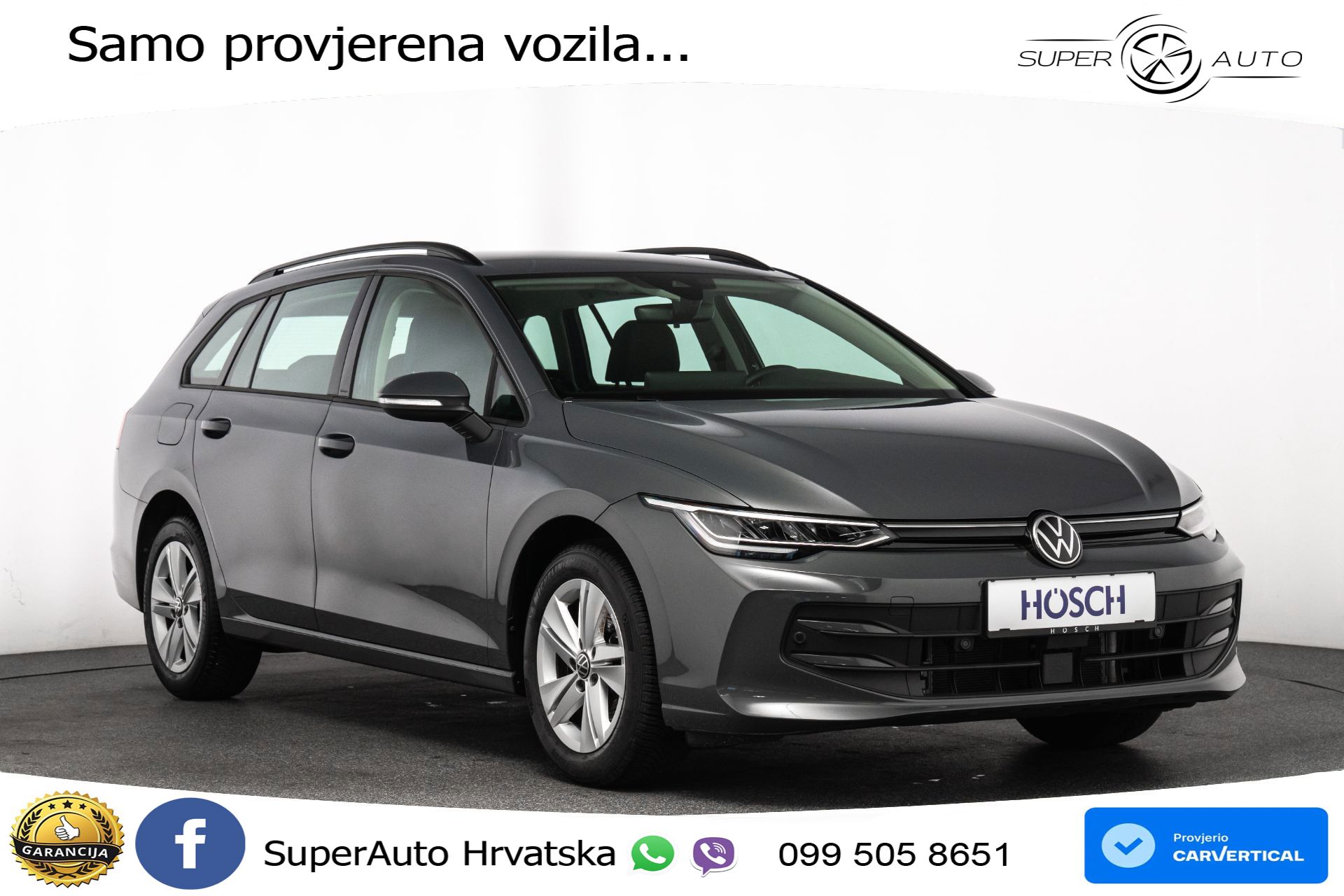 VW Golf Variant 8 1.5 eTSI DSG Life 150 KS, LED+ACC+GR SJED+VIRT+PDC+KUKA