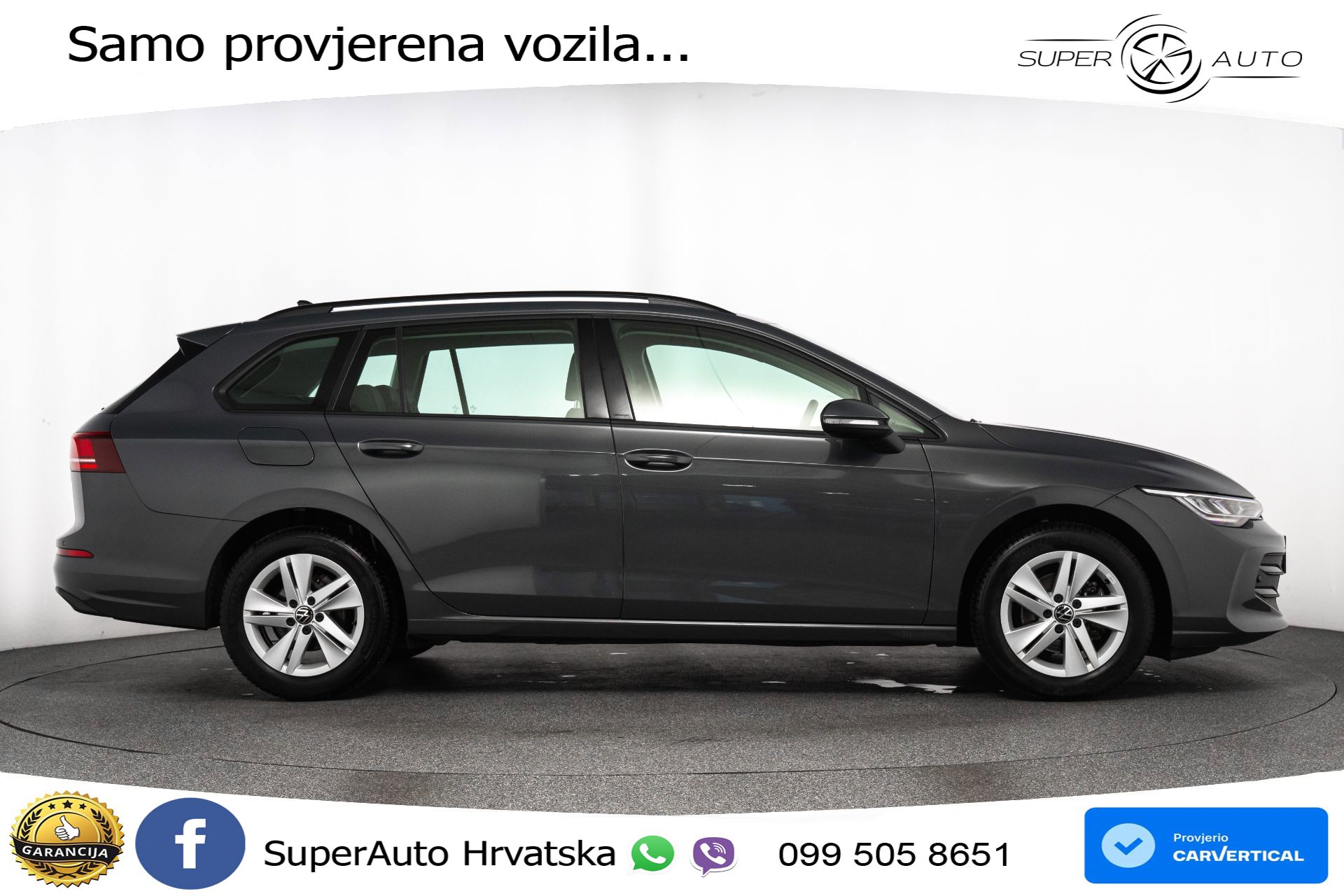 VW Golf Variant 8 1.5 eTSI DSG Life 150 KS, LED+ACC+GR SJED+VIRT+PDC+KUKA