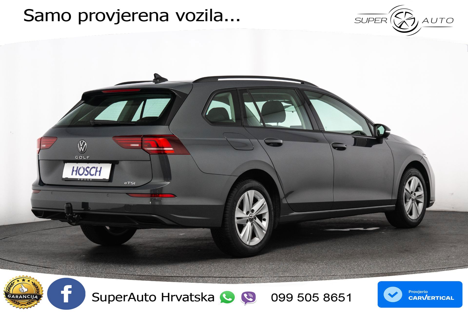 VW Golf Variant 8 1.5 eTSI DSG Life 150 KS, LED+ACC+GR SJED+VIRT+PDC+KUKA