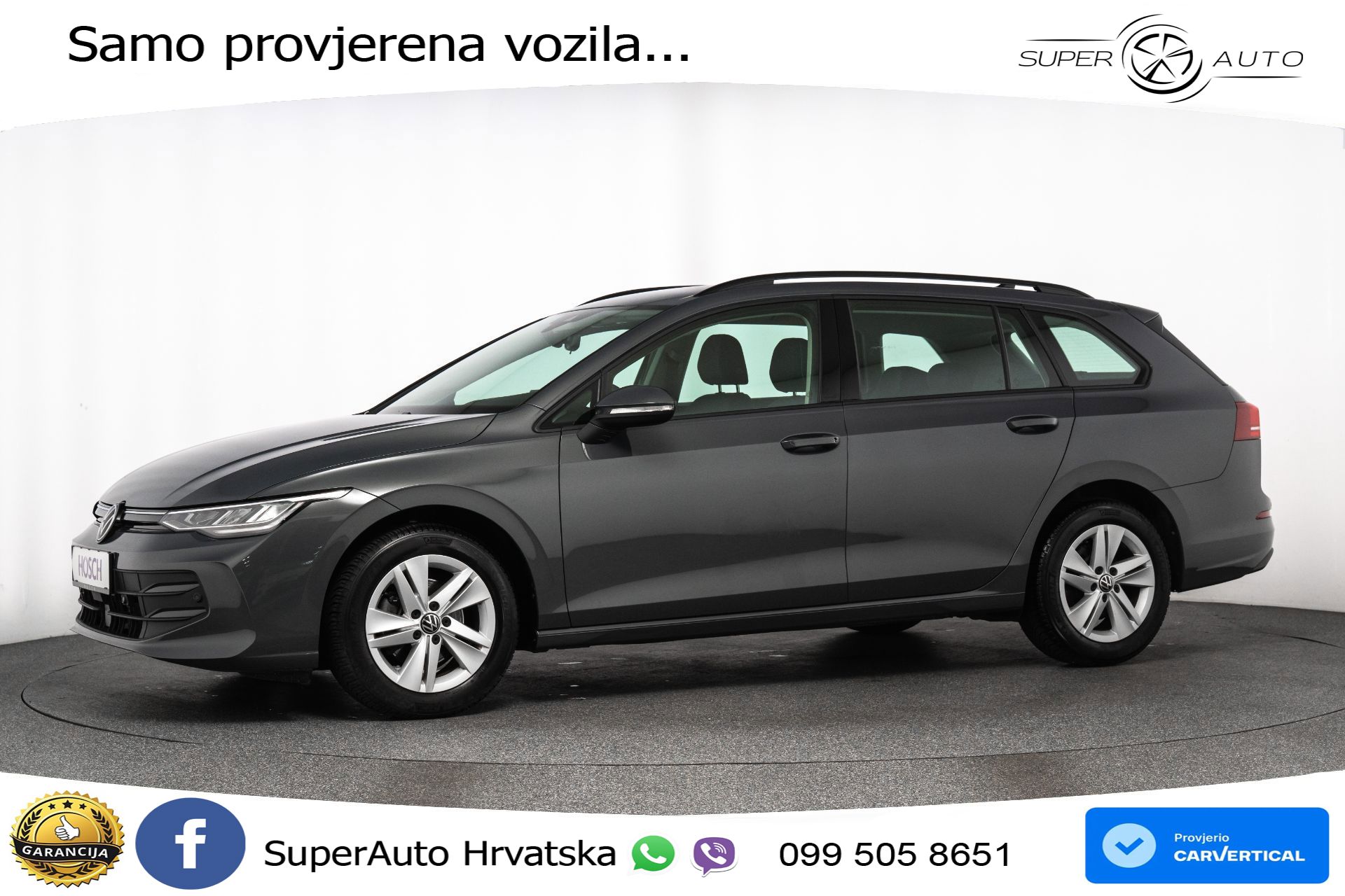 VW Golf Variant 8 1.5 eTSI DSG Life 150 KS, LED+ACC+GR SJED+VIRT+PDC+KUKA