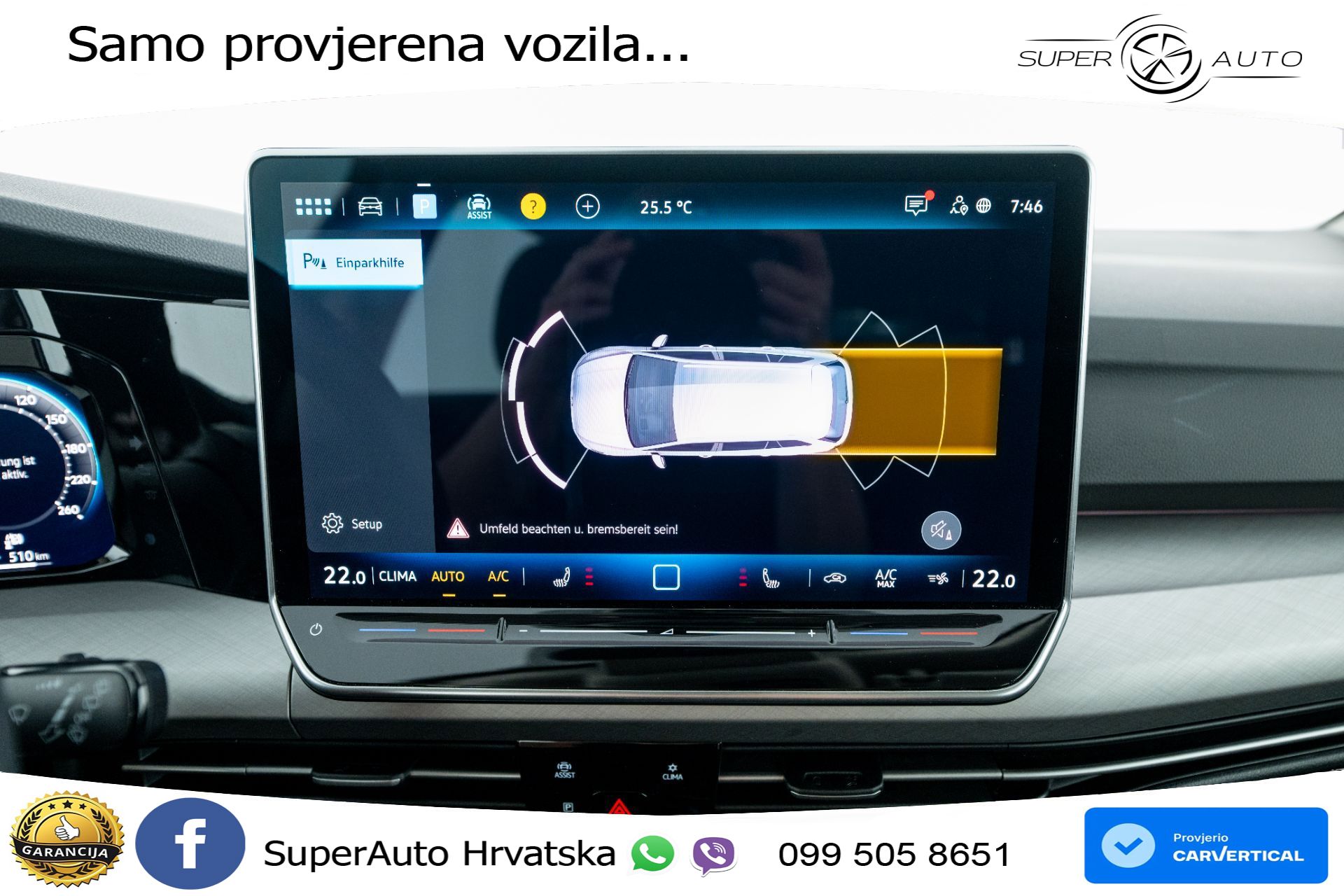 VW Golf Variant 8 1.5 eTSI DSG Life 150 KS, LED+ACC+GR SJED+VIRT+PDC+KUKA