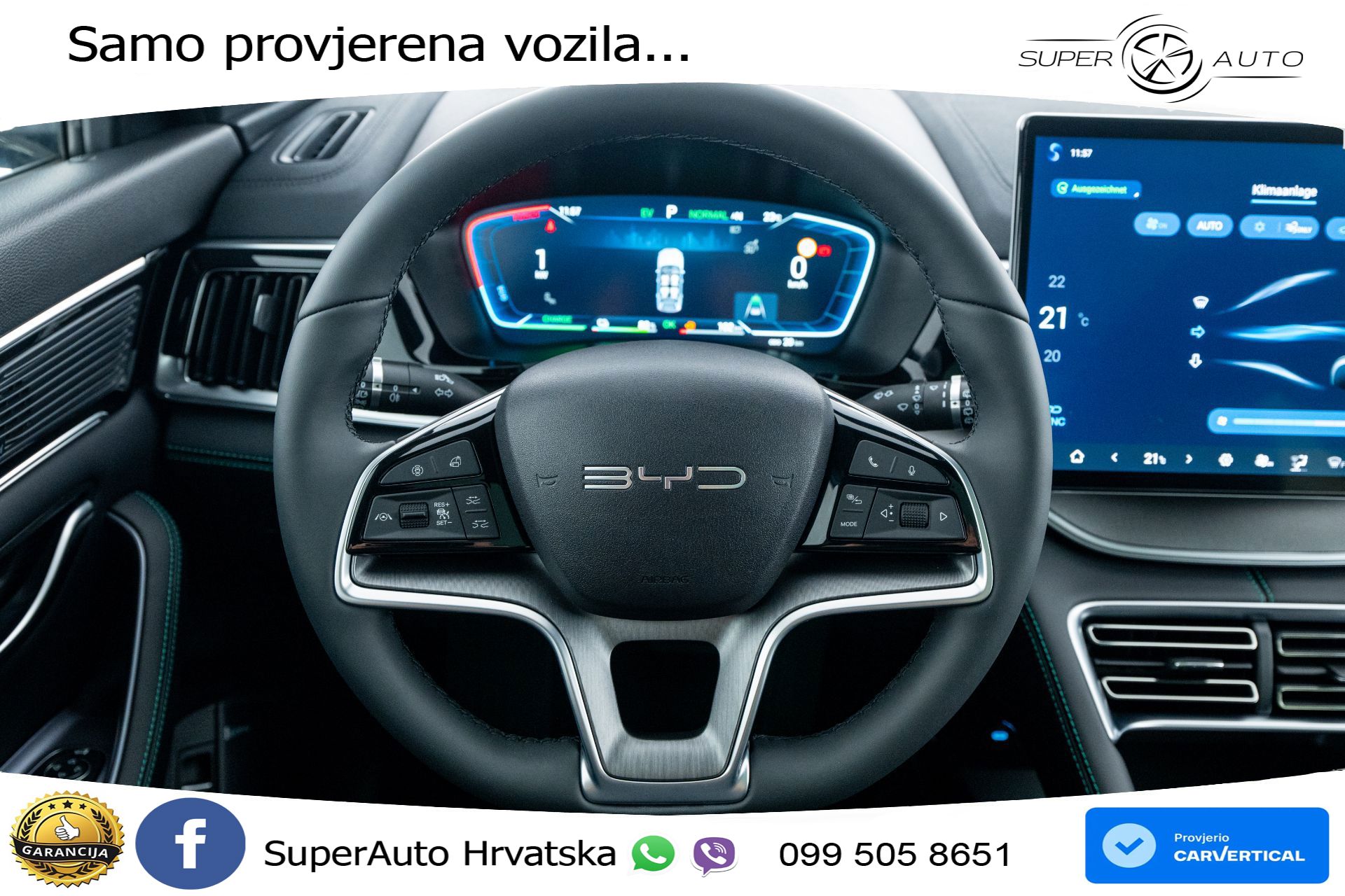 NOVO BYD Seal U DM-i 1.5L AWD Aut. Design 324 KS, ACC+360+GR SJED+PANO+HEAD+VIRT