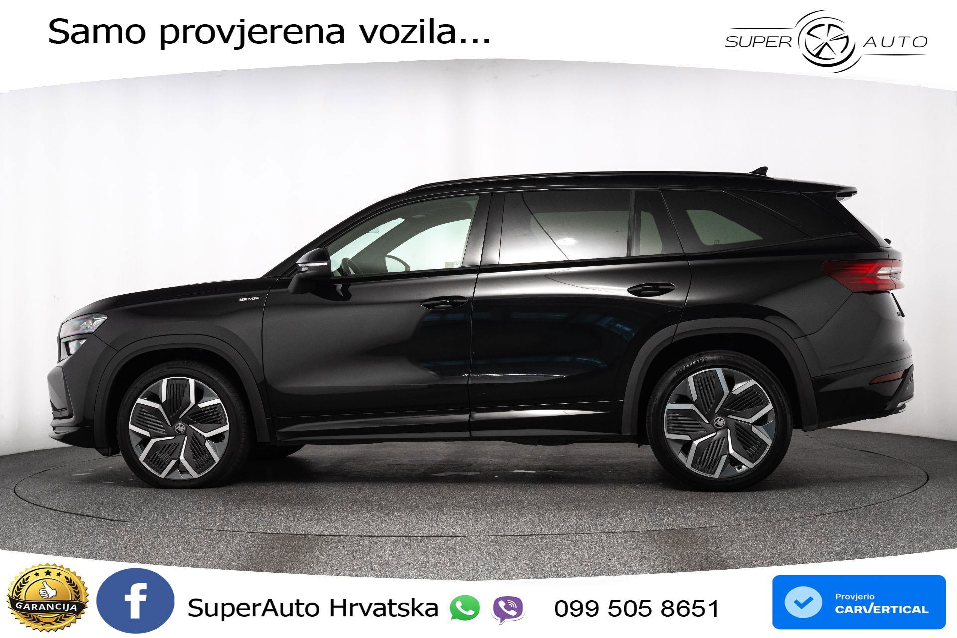 Škoda Kodiaq 2.0 TDI DSG Sportline 150 KS, 7-SJED+KAM+GR SJED+VIRT+NAVI