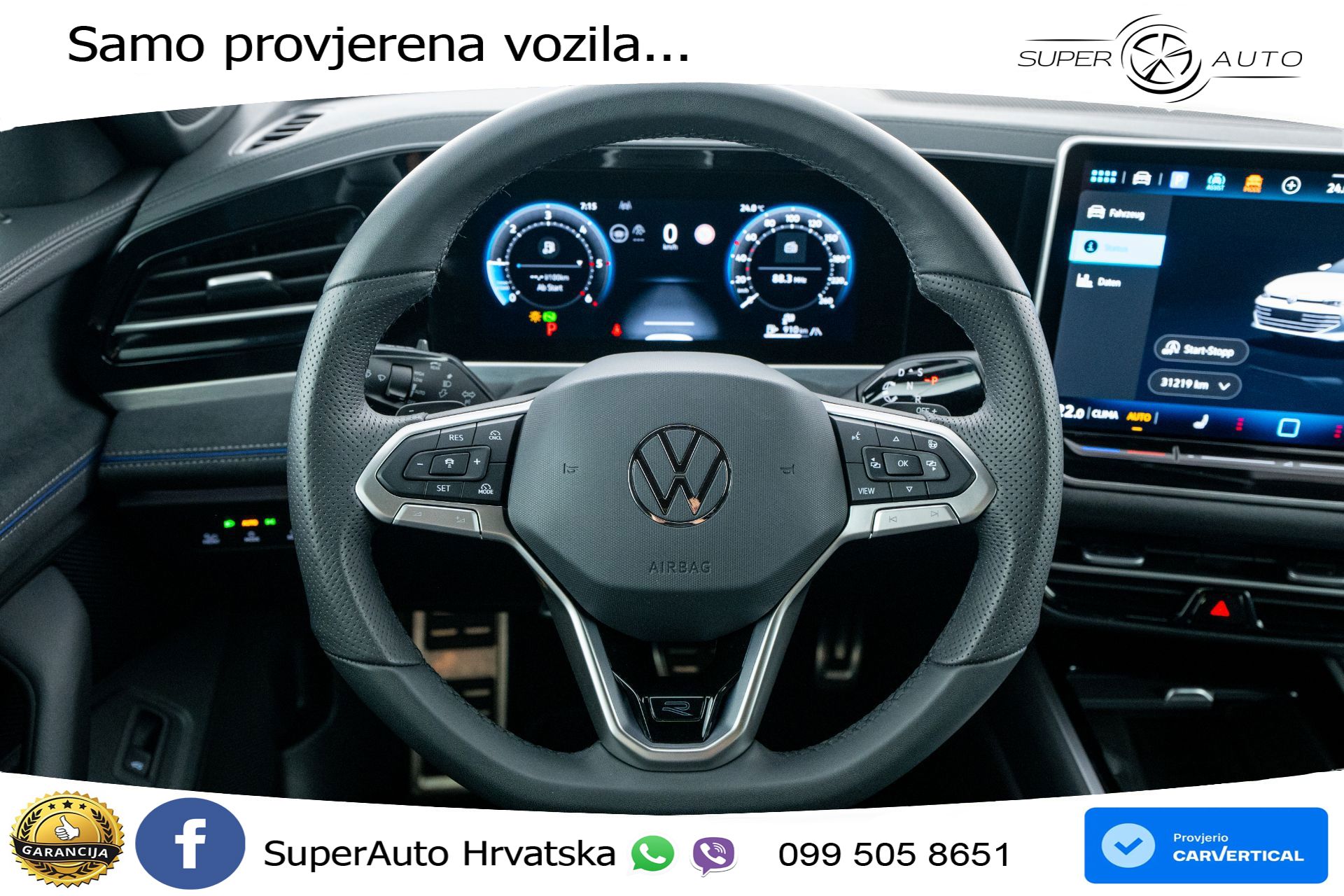 VW Passat Variant 2.0 TDI 4M DSG R-Line 193 KS, ACC+KAM+4xGR SJED+VIRT+MASAŽA