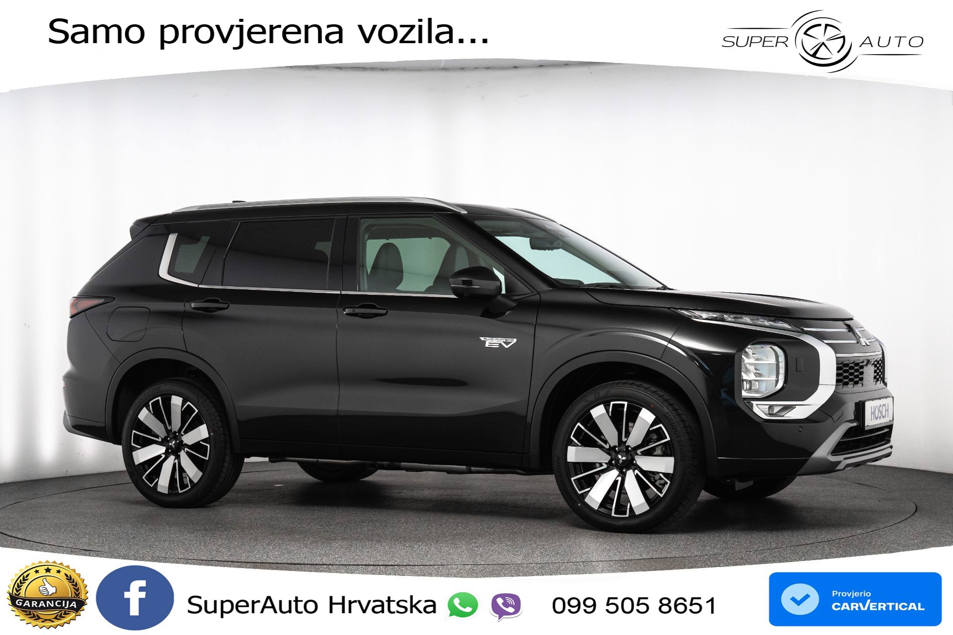 NOVO Mitsubishi Outlander 2.4 MIVEC 4WD Aut. Diamond 306 KS, 360+4xGR SJED+PANO