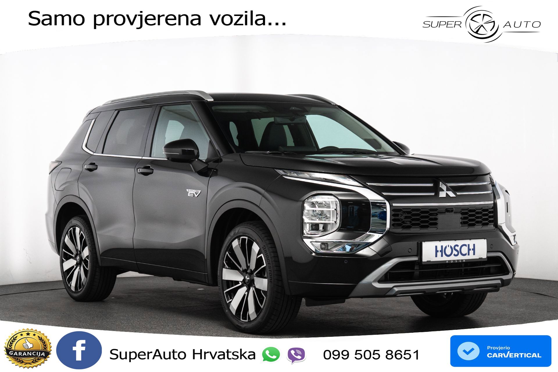 NOVO Mitsubishi Outlander 2.4 MIVEC 4WD Aut. Diamond 306 KS, 360+4xGR SJED+PANO