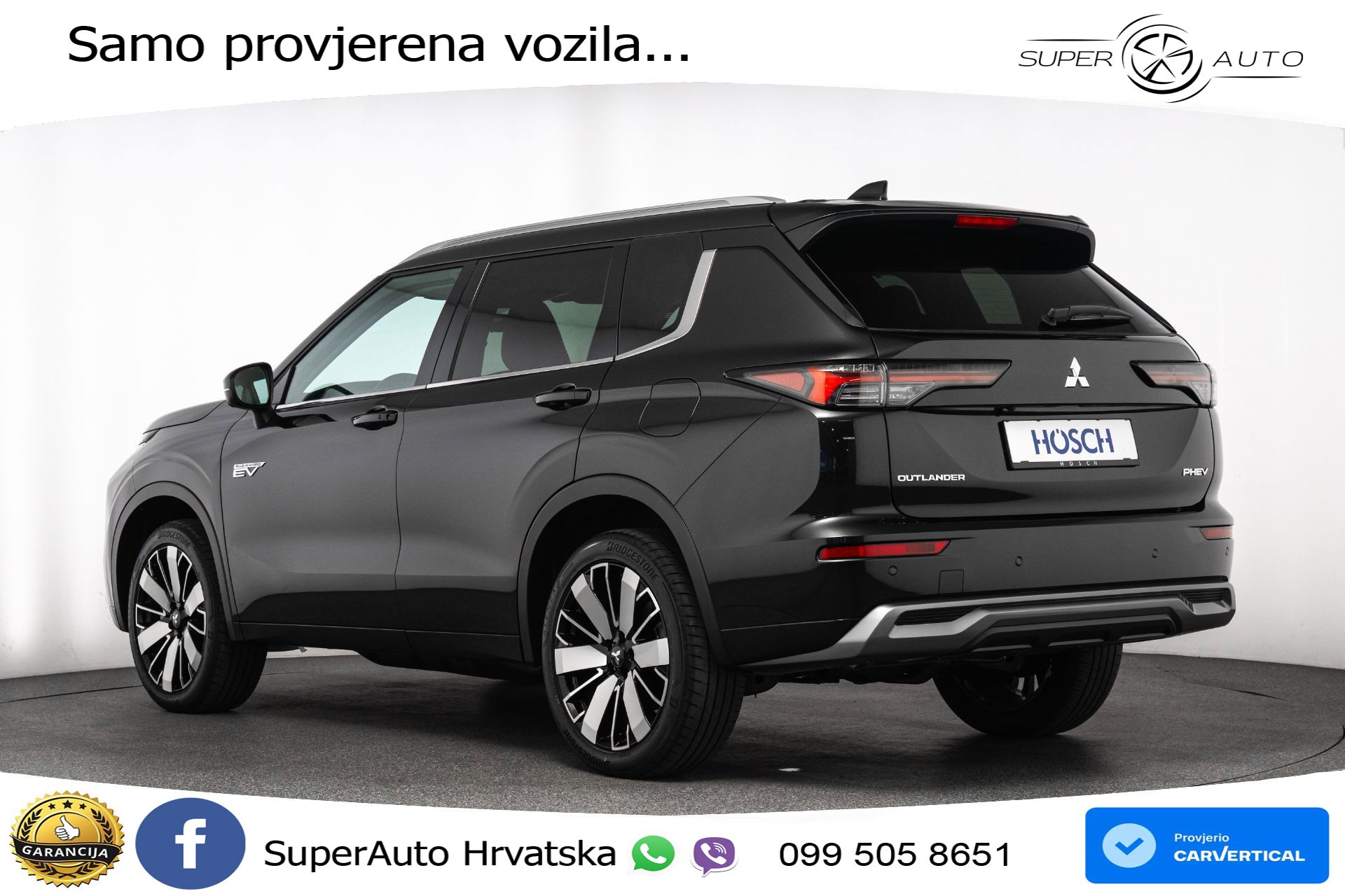 NOVO Mitsubishi Outlander 2.4 MIVEC 4WD Aut. Diamond 306 KS, 360+4xGR SJED+PANO