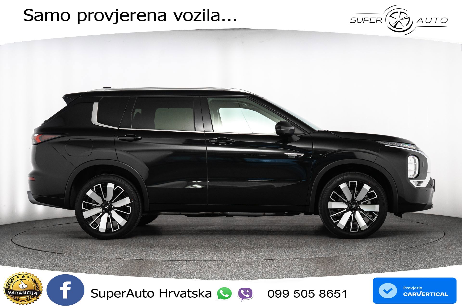 NOVO Mitsubishi Outlander 2.4 MIVEC 4WD Aut. Diamond 306 KS, 360+4xGR SJED+PANO