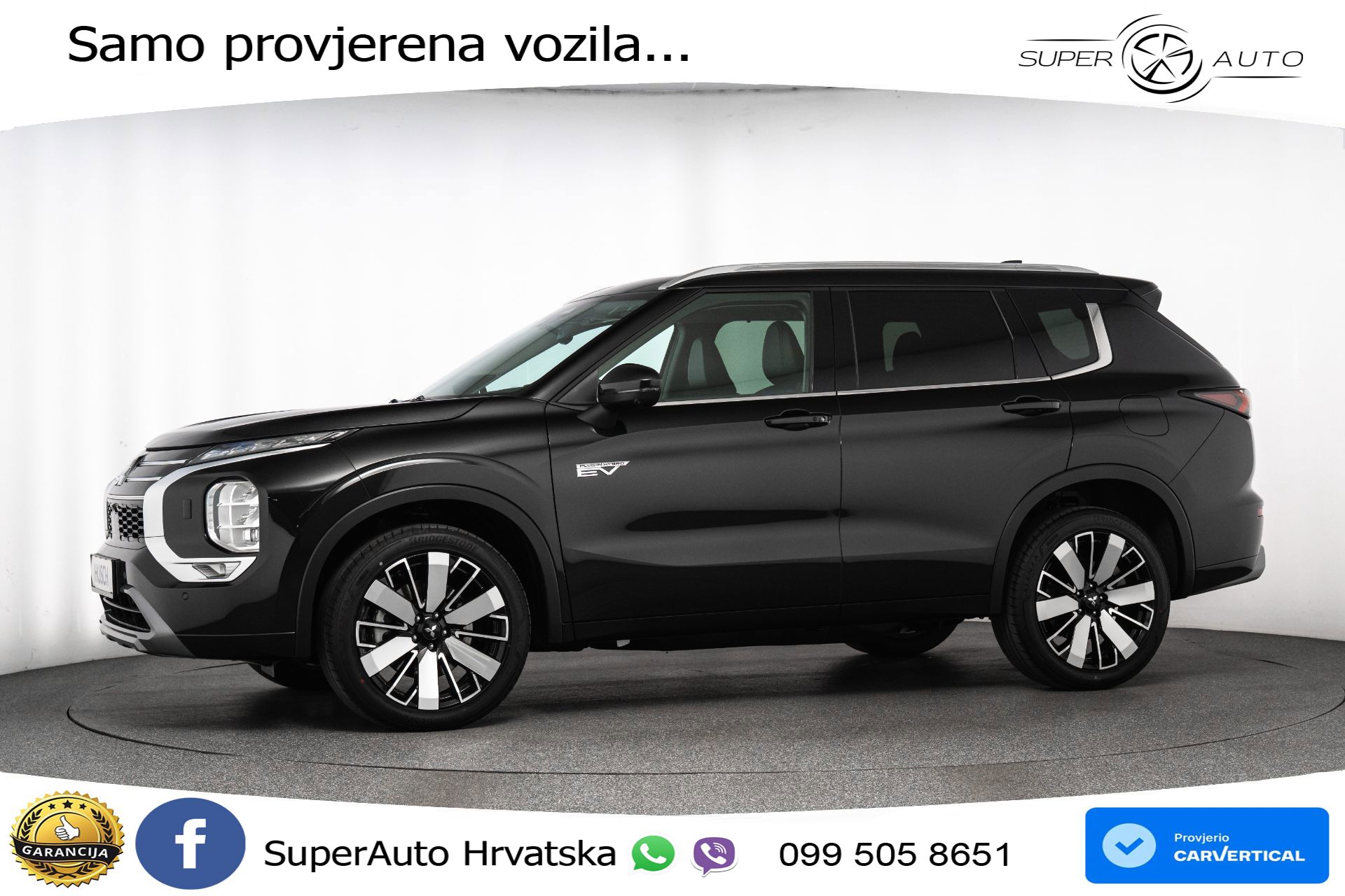 NOVO Mitsubishi Outlander 2.4 MIVEC 4WD Aut. Diamond 306 KS, 360+4xGR SJED+PANO