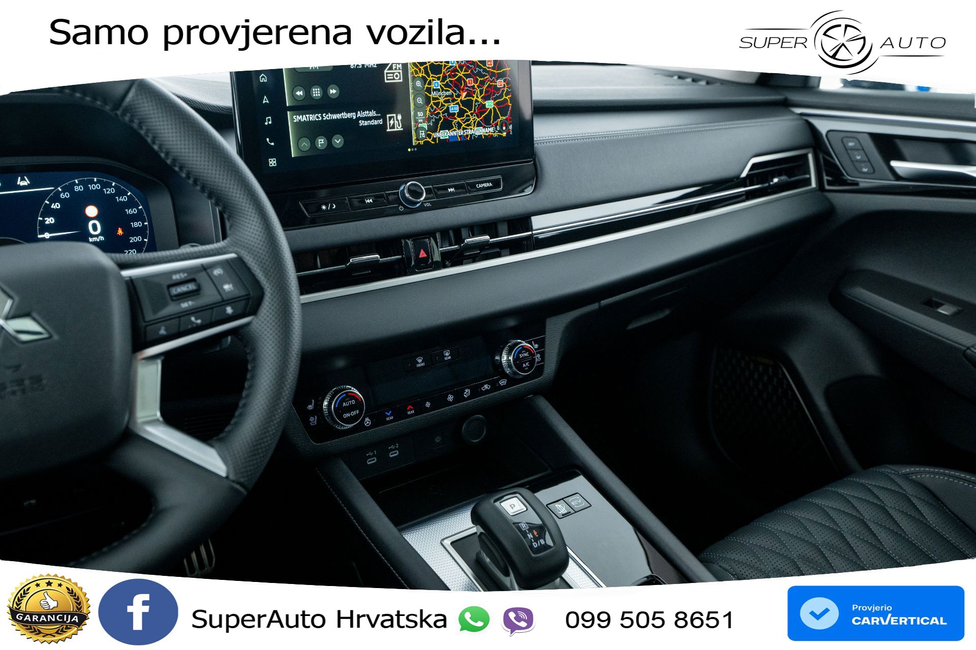 NOVO Mitsubishi Outlander 2.4 MIVEC 4WD Aut. Diamond 306 KS, 360+4xGR SJED+PANO