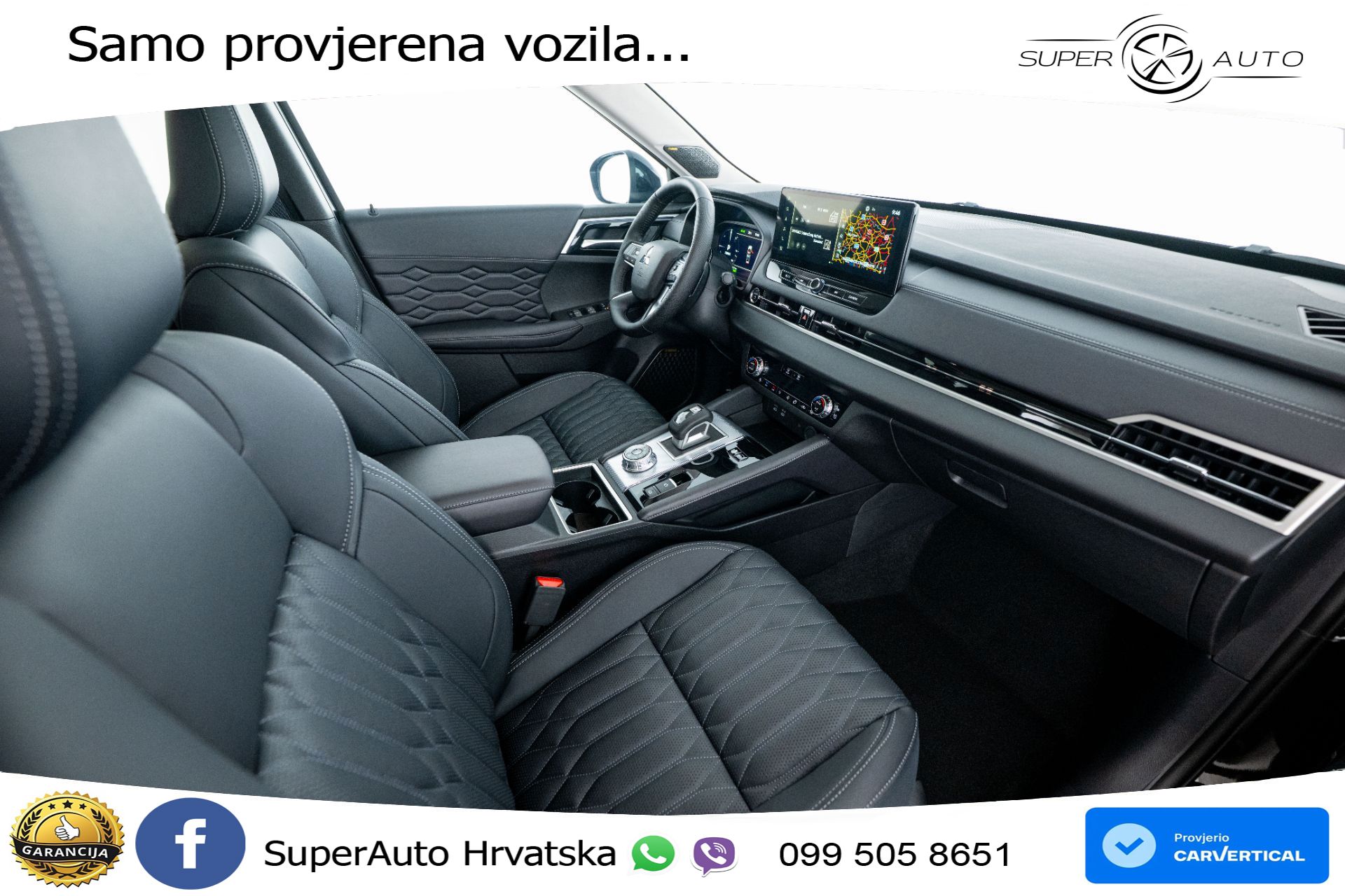 NOVO Mitsubishi Outlander 2.4 MIVEC 4WD Aut. Diamond 306 KS, 360+4xGR SJED+PANO