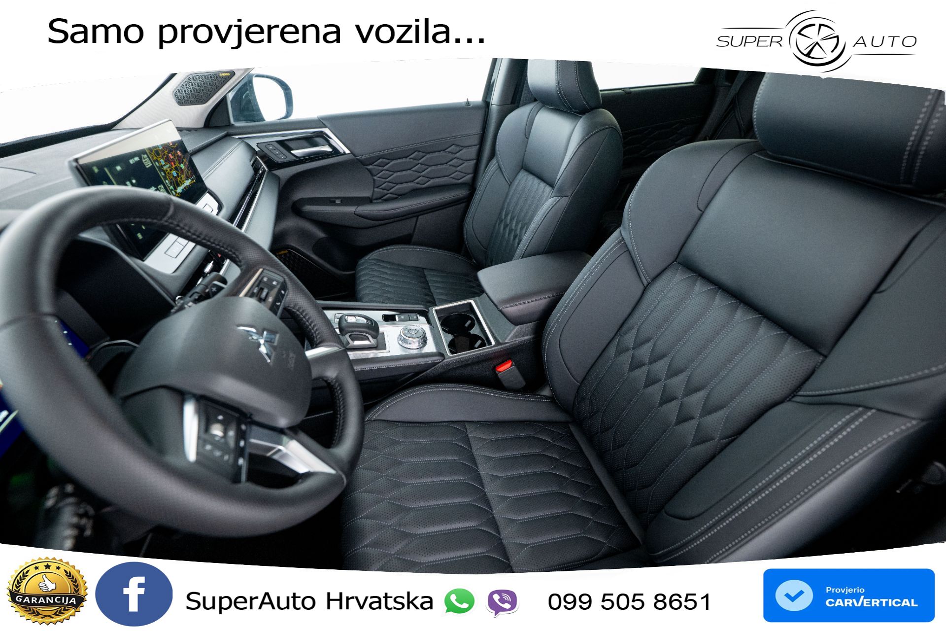 NOVO Mitsubishi Outlander 2.4 MIVEC 4WD Aut. Diamond 306 KS, 360+4xGR SJED+PANO