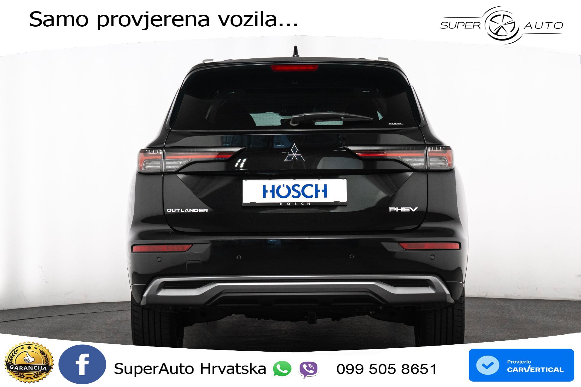 NOVO Mitsubishi Outlander 2.4 MIVEC 4WD Aut. Diamond 306 KS, 360+4xGR SJED+PANO