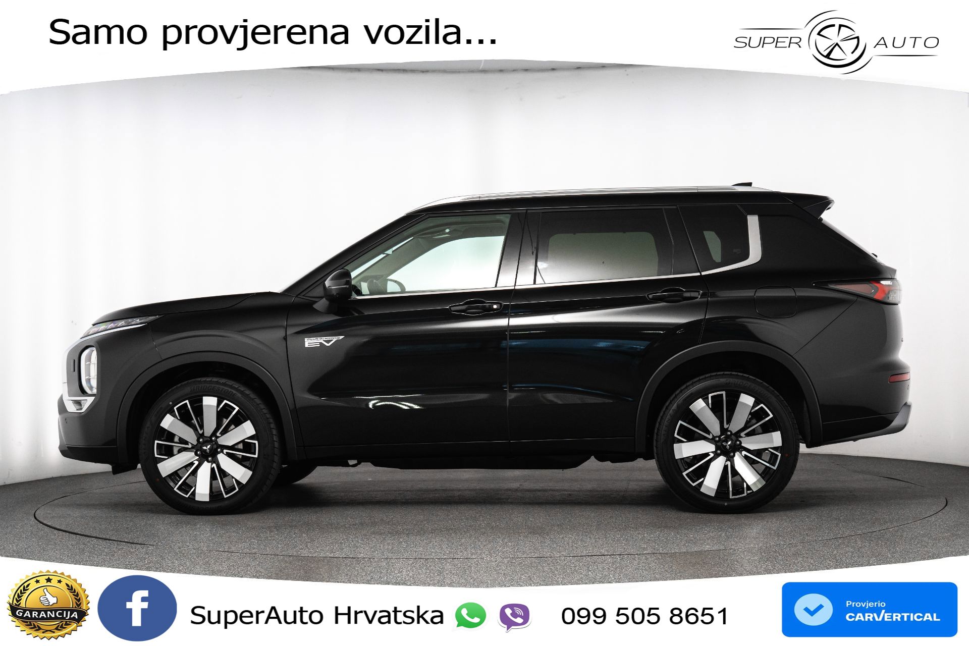 NOVO Mitsubishi Outlander 2.4 MIVEC 4WD Aut. Diamond 306 KS, 360+4xGR SJED+PANO
