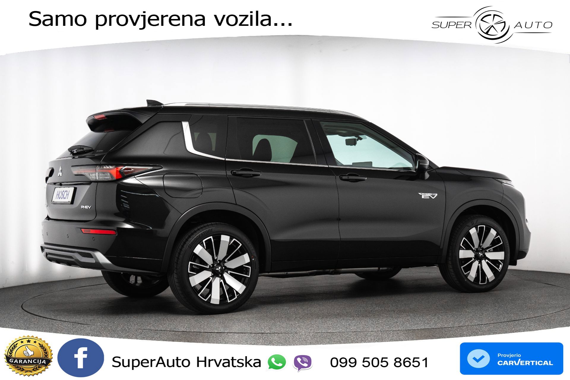 NOVO Mitsubishi Outlander 2.4 MIVEC 4WD Aut. Diamond 306 KS, 360+4xGR SJED+PANO