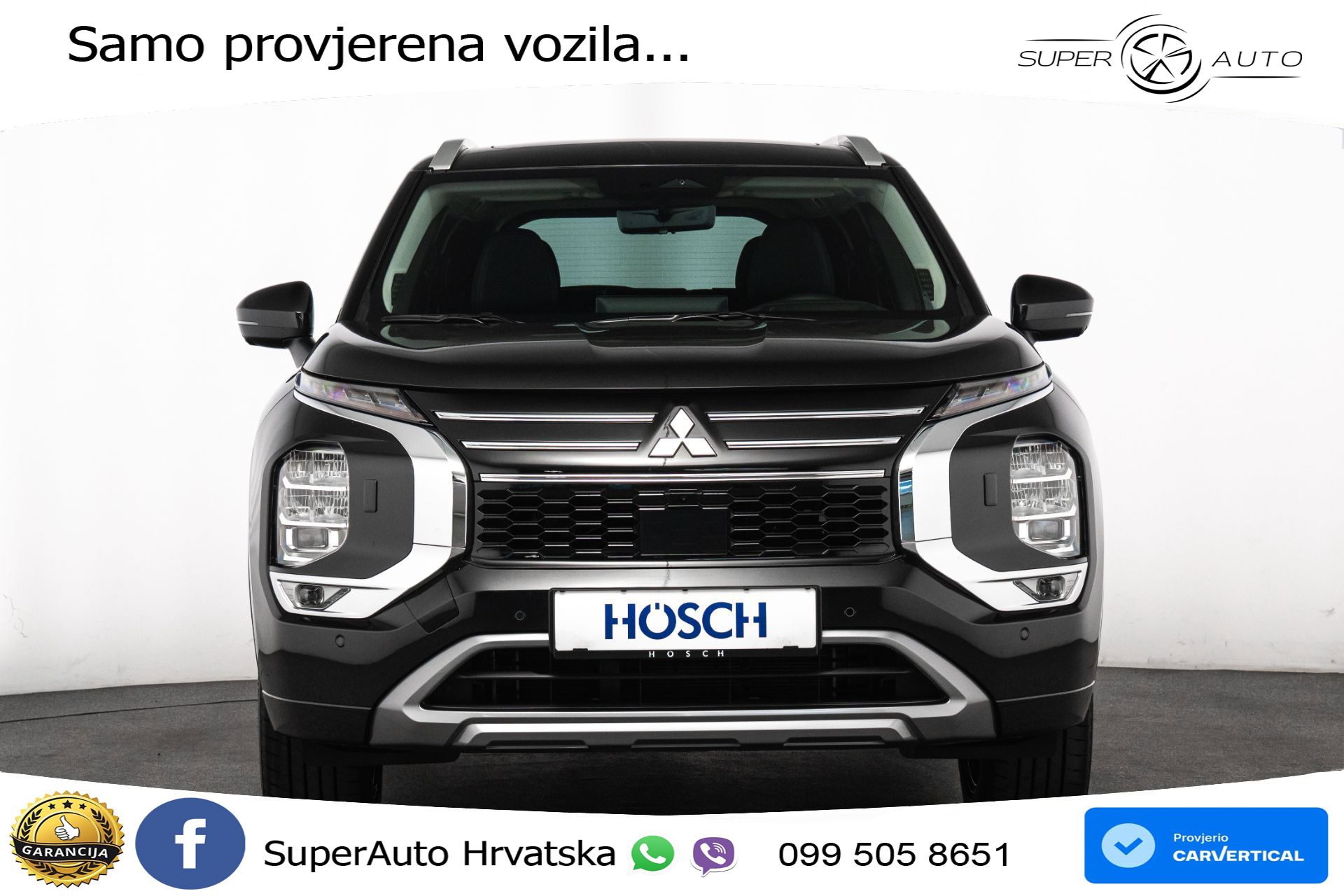 NOVO Mitsubishi Outlander 2.4 MIVEC 4WD Aut. Diamond 306 KS, 360+4xGR SJED+PANO