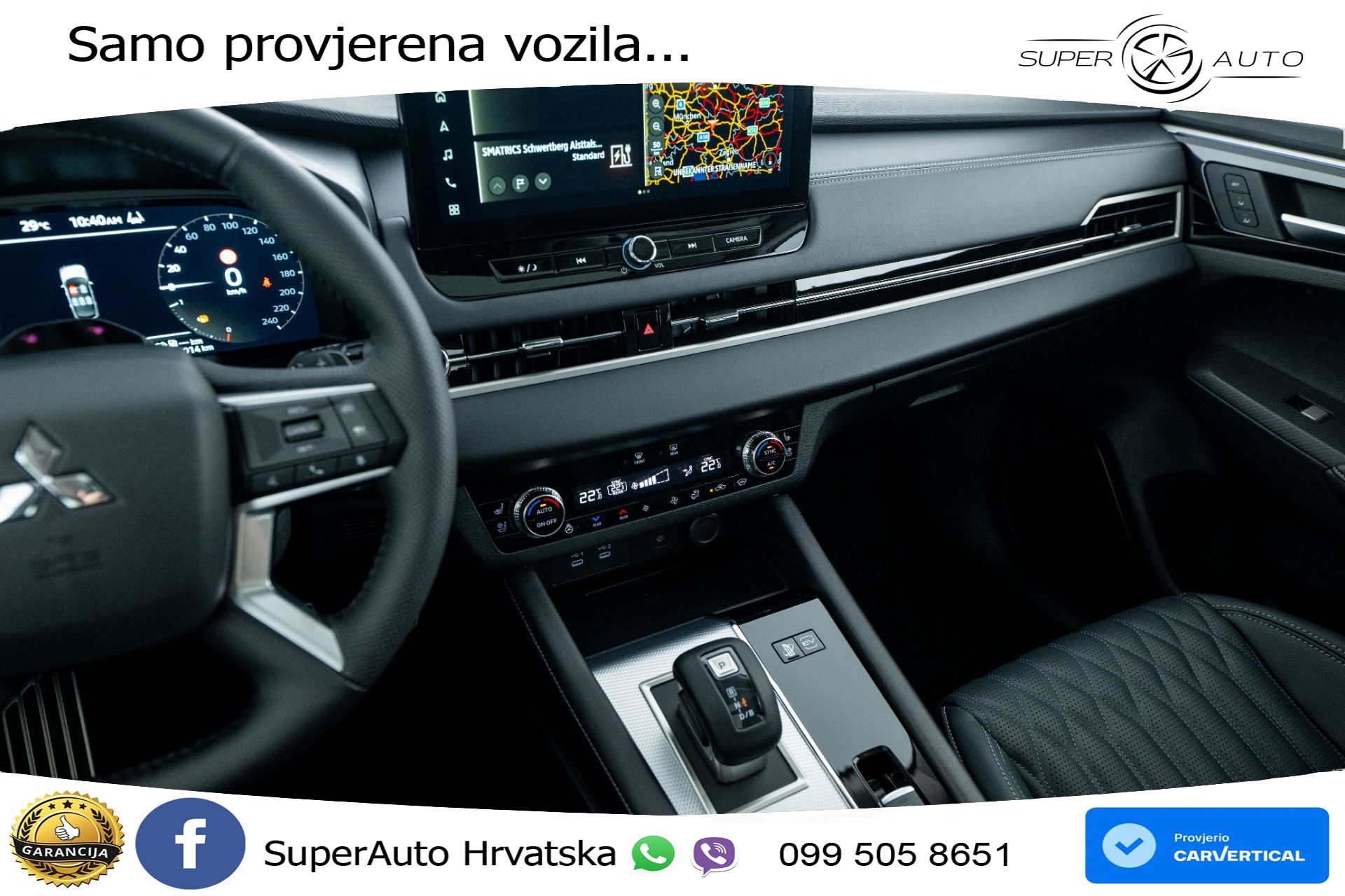 Mitsubishi Outlander 2.4 MIVEC 4WD Aut. Diamond 306 KS, ACC+360+4xGR SJED+PANO