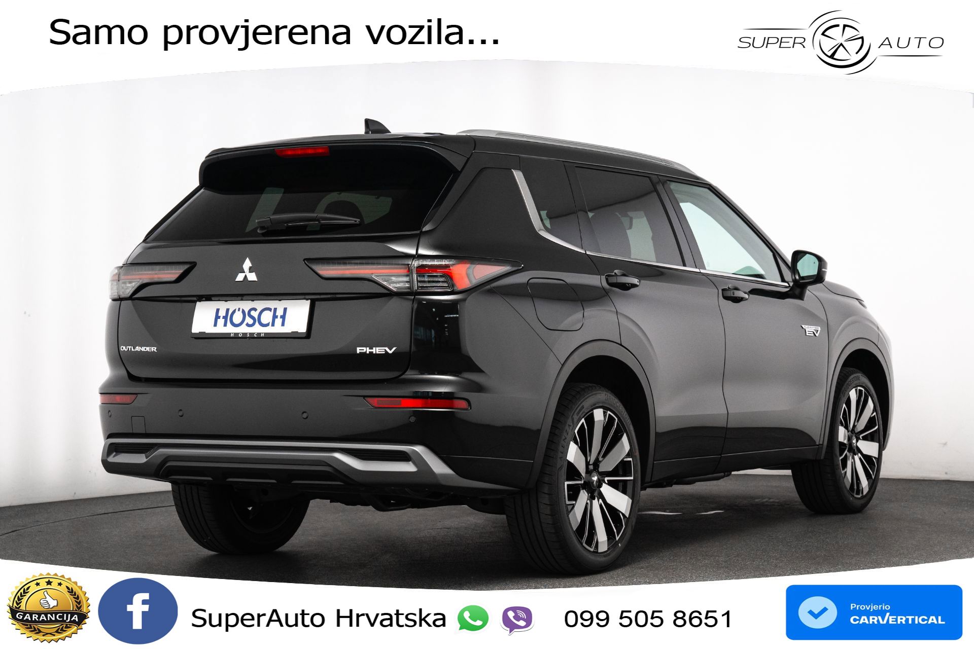 Mitsubishi Outlander 2.4 MIVEC 4WD Aut. Diamond 306 KS, ACC+360+4xGR SJED+PANO