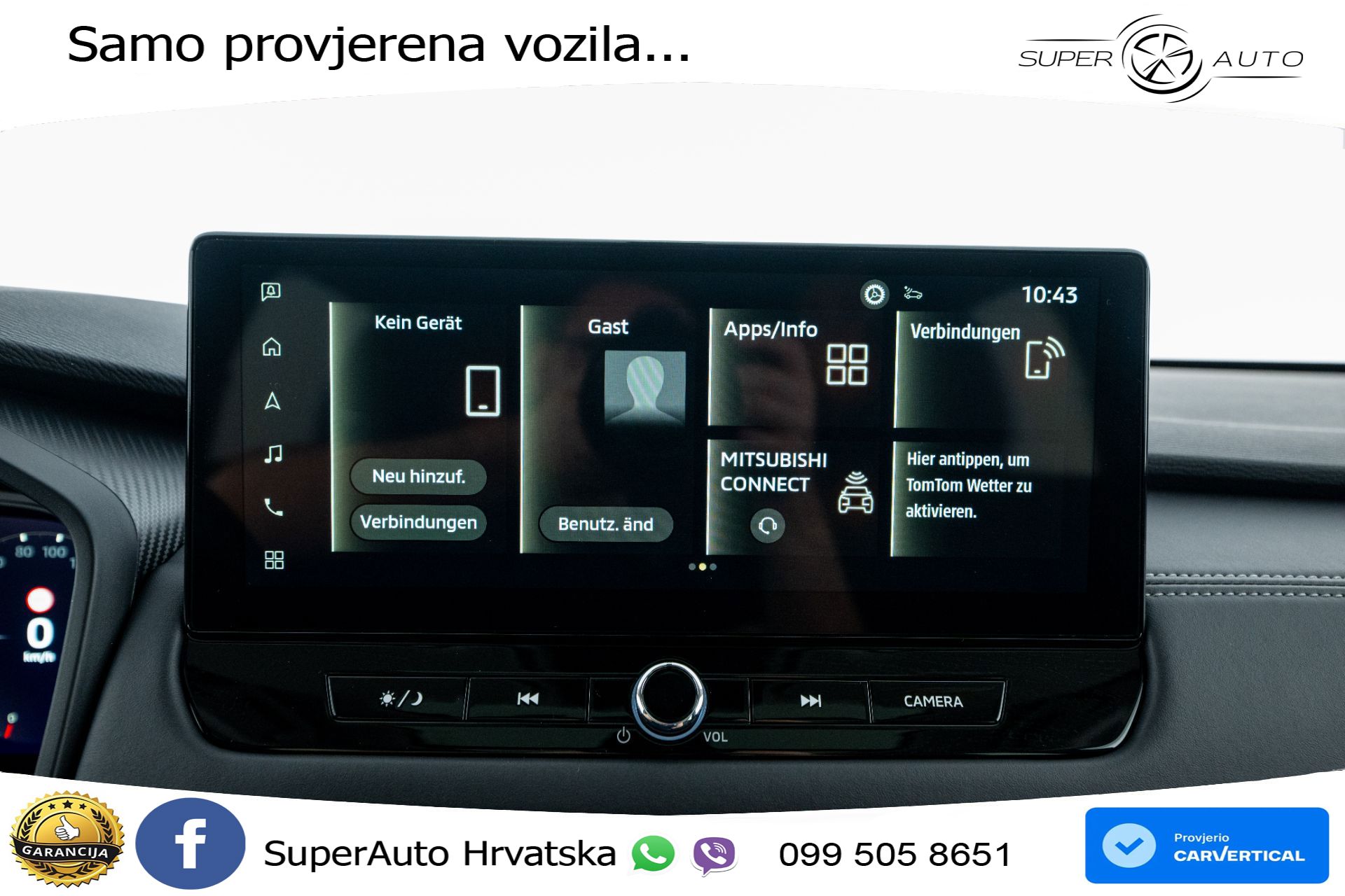 Mitsubishi Outlander 2.4 MIVEC 4WD Aut. Diamond 306 KS, ACC+360+4xGR SJED+PANO