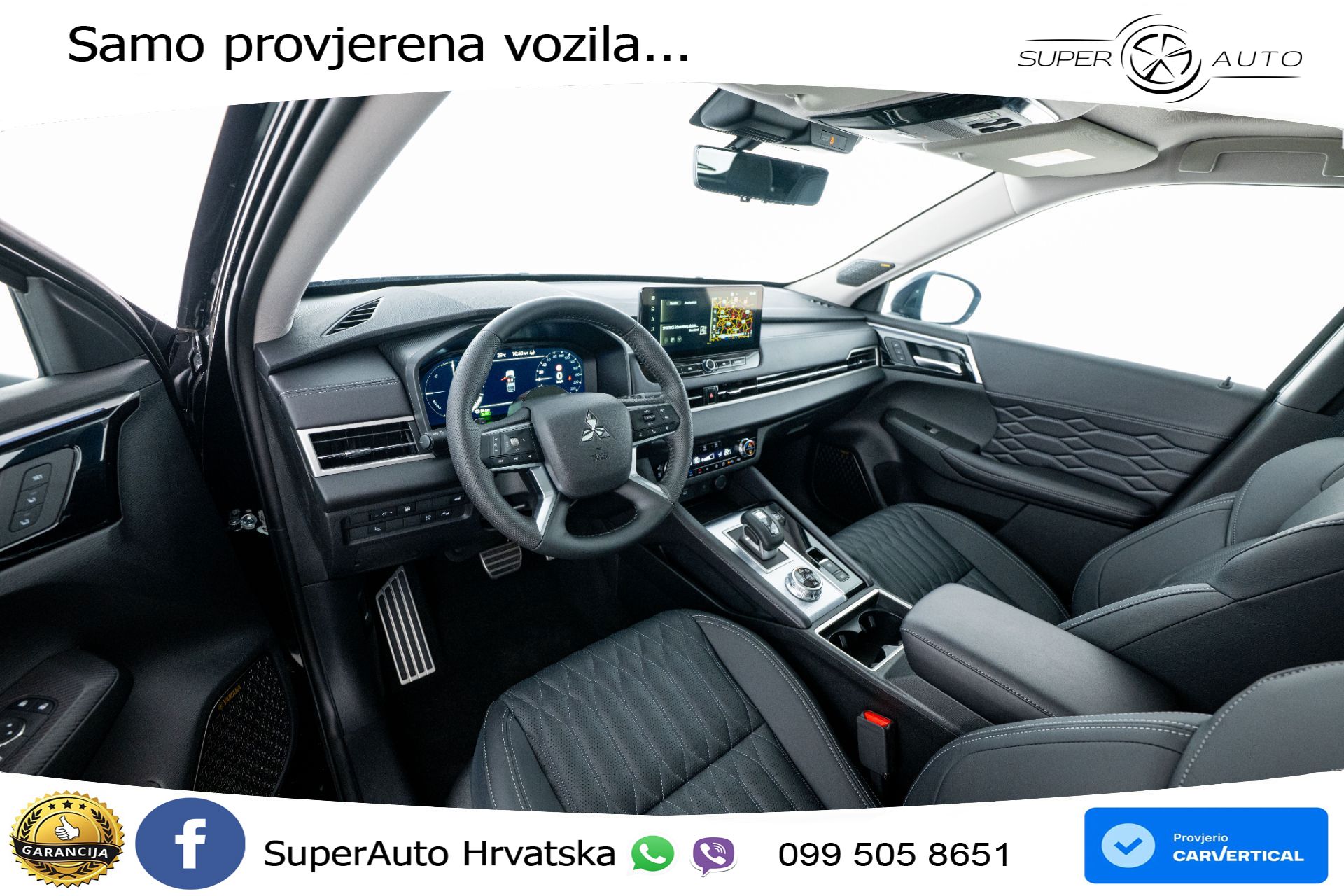 Mitsubishi Outlander 2.4 MIVEC 4WD Aut. Diamond 306 KS, ACC+360+4xGR SJED+PANO