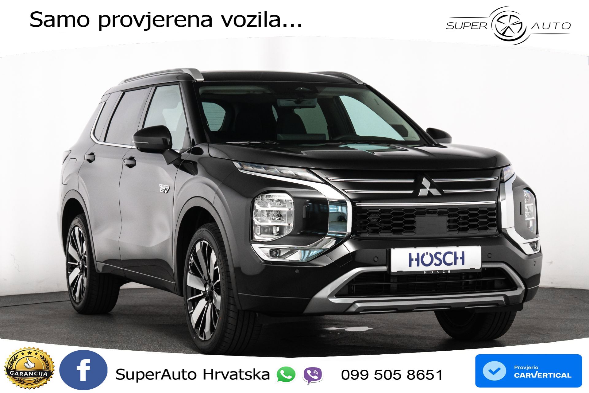Mitsubishi Outlander 2.4 MIVEC 4WD Aut. Diamond 306 KS, ACC+360+4xGR SJED+PANO